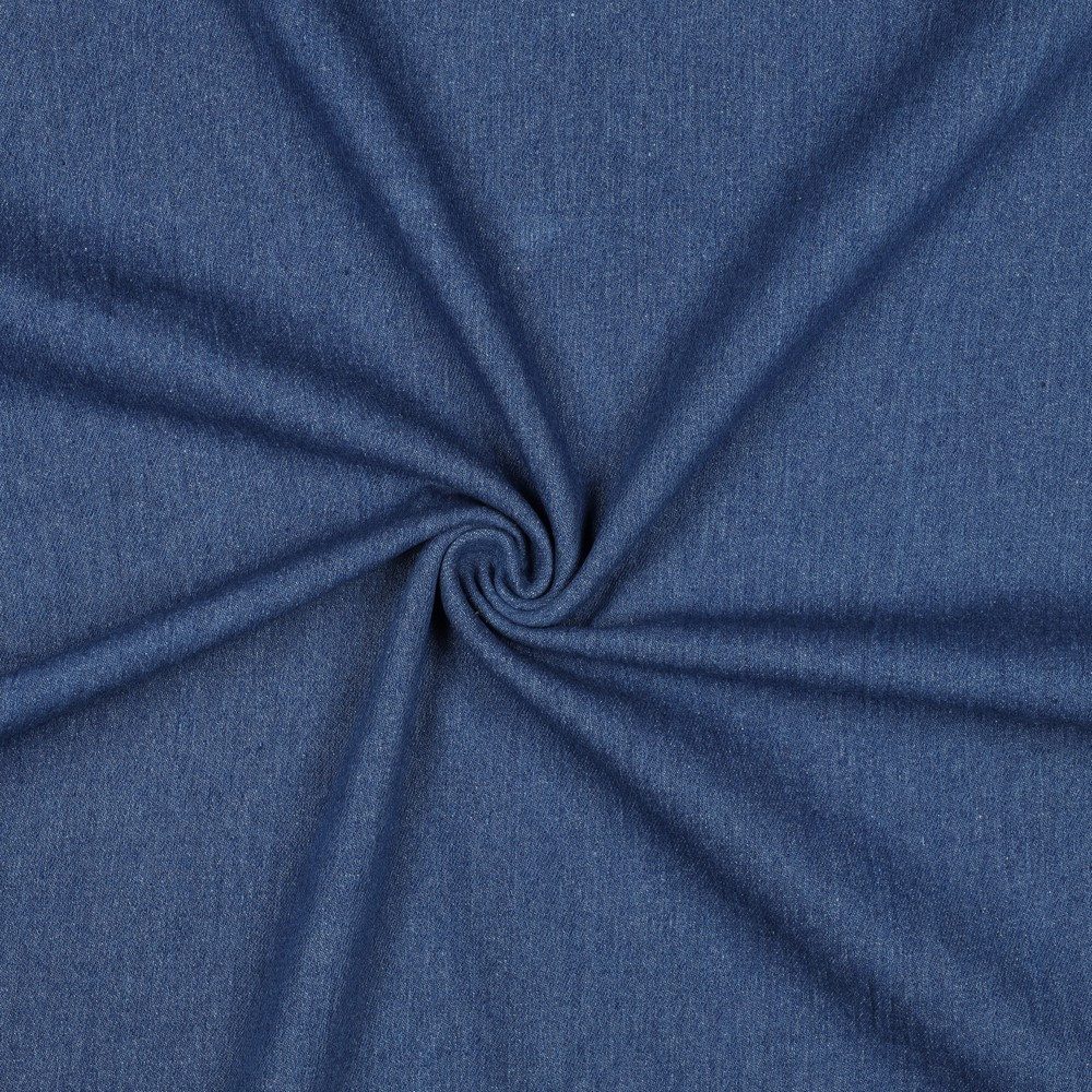 MAGAM-Stoffe Stoff "Oliver", Jeansstoff uni Denim 100% Baumwolle OEKO-TEX Meterware 50cm