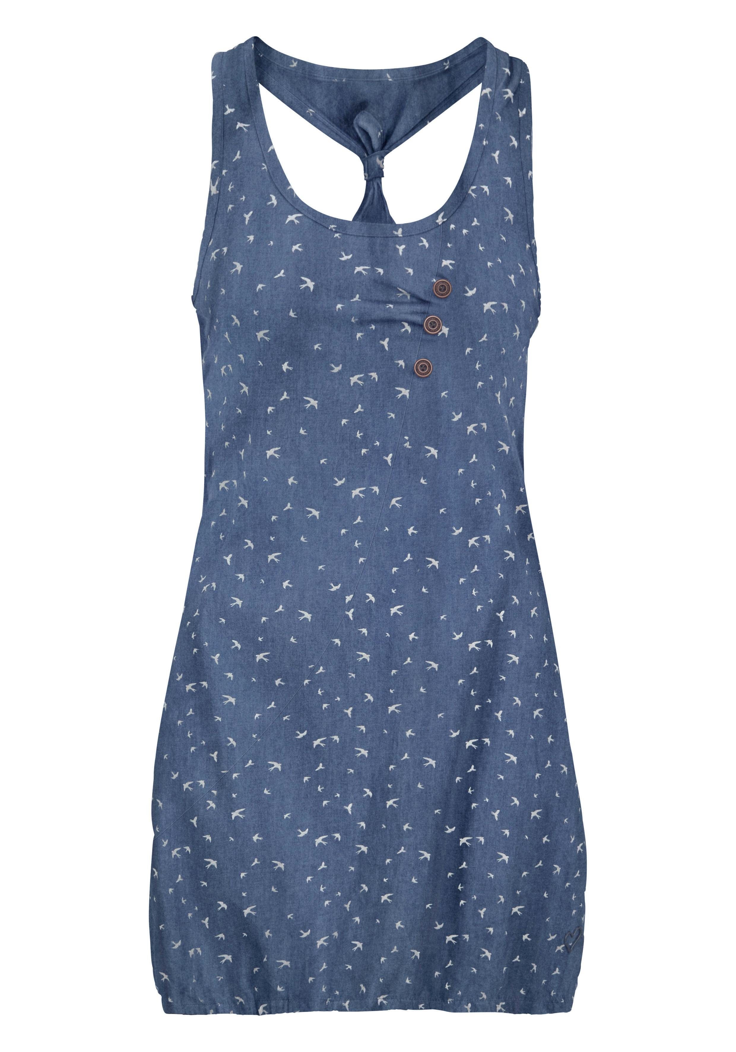 Alife & Kickin Jeanskleid »CameronAK« süßes Kleid mit Ringerrücken im  Allover-Design