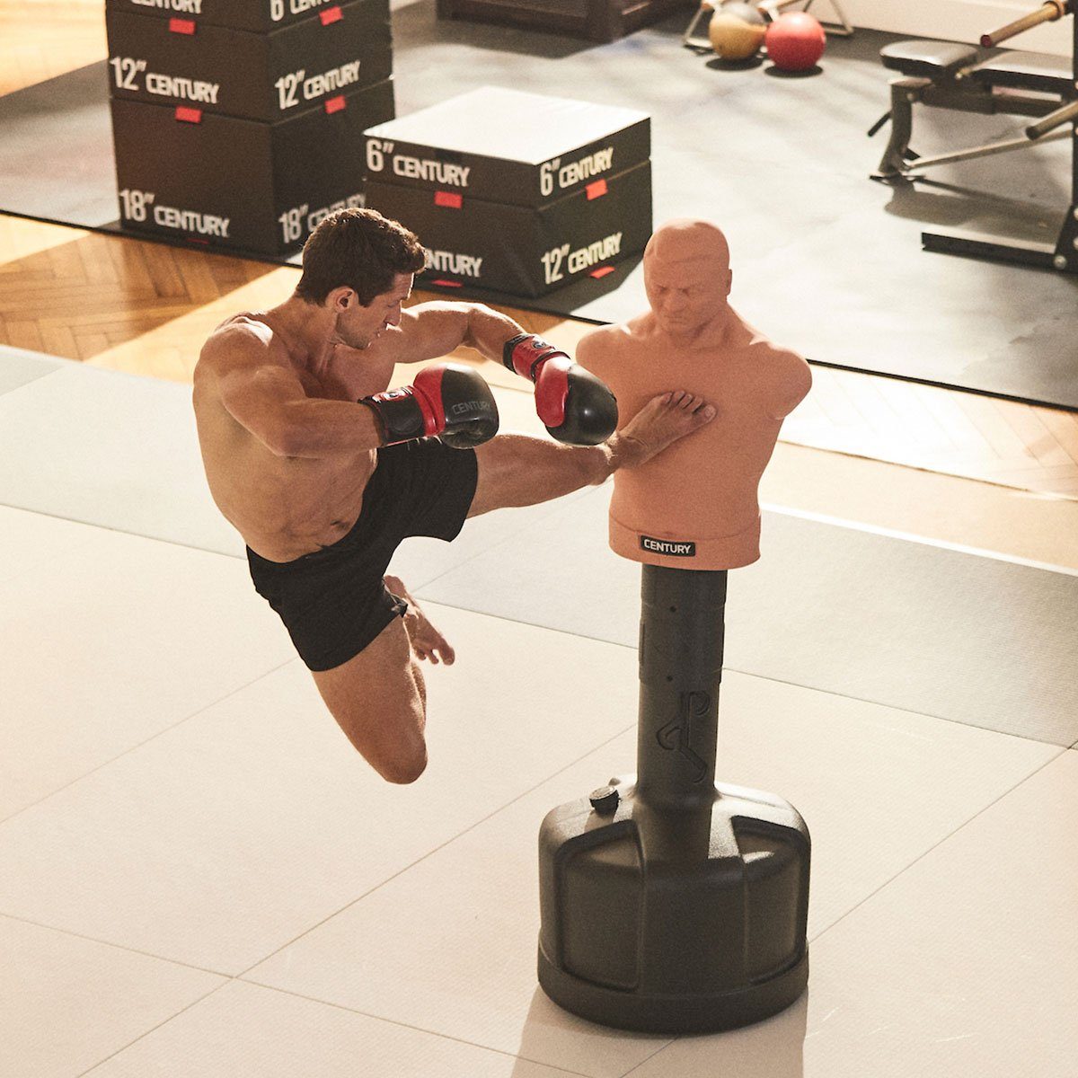 Century Martial Arts Standboxsack Original BOB Boxdummy - Freistehender Realistischer Boxsack stehend