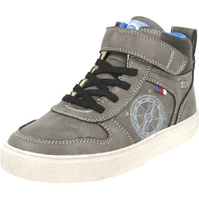 Indigo Jungen Schuhe 451-074 Schnürschuhe Hi-Top Sneaker Wasserabweisend