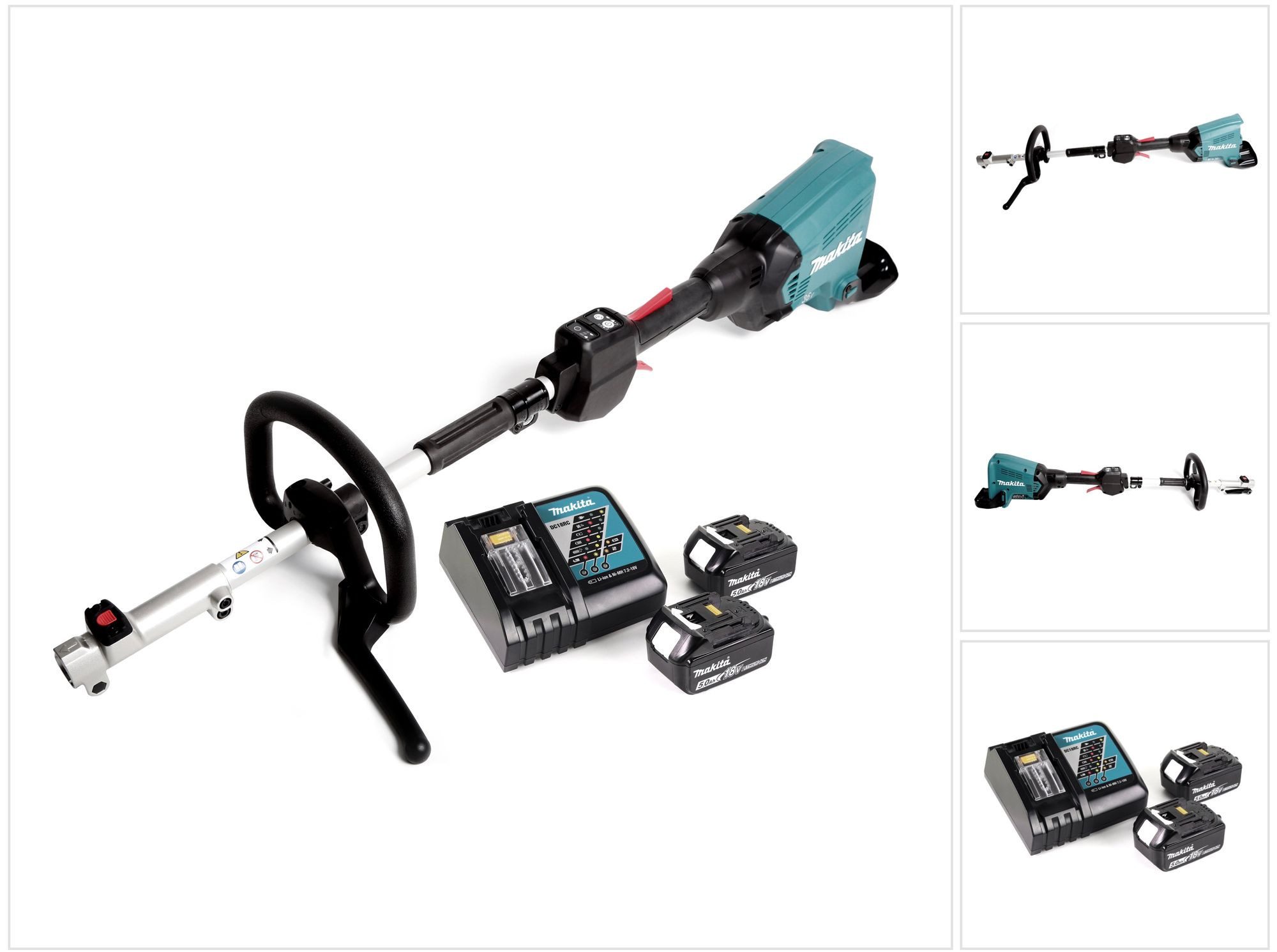 Makita Multitool DUX 60 RT Akku Multifunktionsantrieb 36V (2x 18V) Brushless + 2x Ak