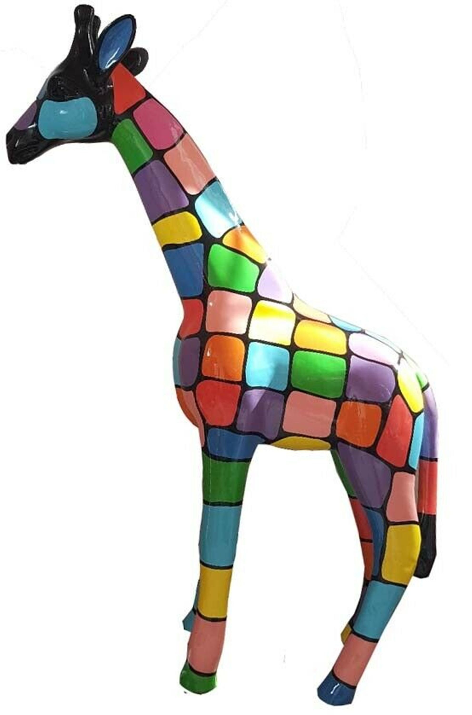 JVmoebel Giraffe Design Gartenfigur, Statue Statuen Deko Garten Figuren Moderne Figur