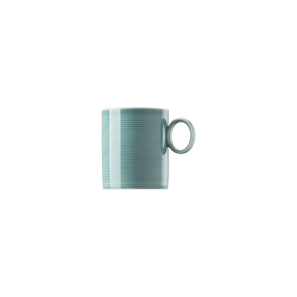 Thomas Porzellan Becher Thomas Loft Ice Blue Becher mit Henkel groß 0,36 l, Porzellan