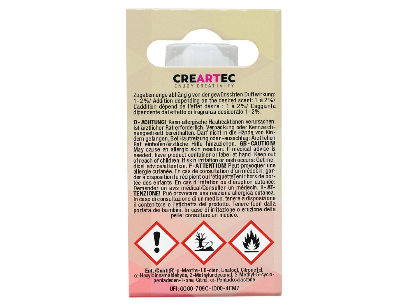 Thumbnail - CREARTEC Seifenduftöl 5806110, Sapolina Duft Mandarine - 10ml -, zur Herstellung von frisch riechender Seife - Made in G...