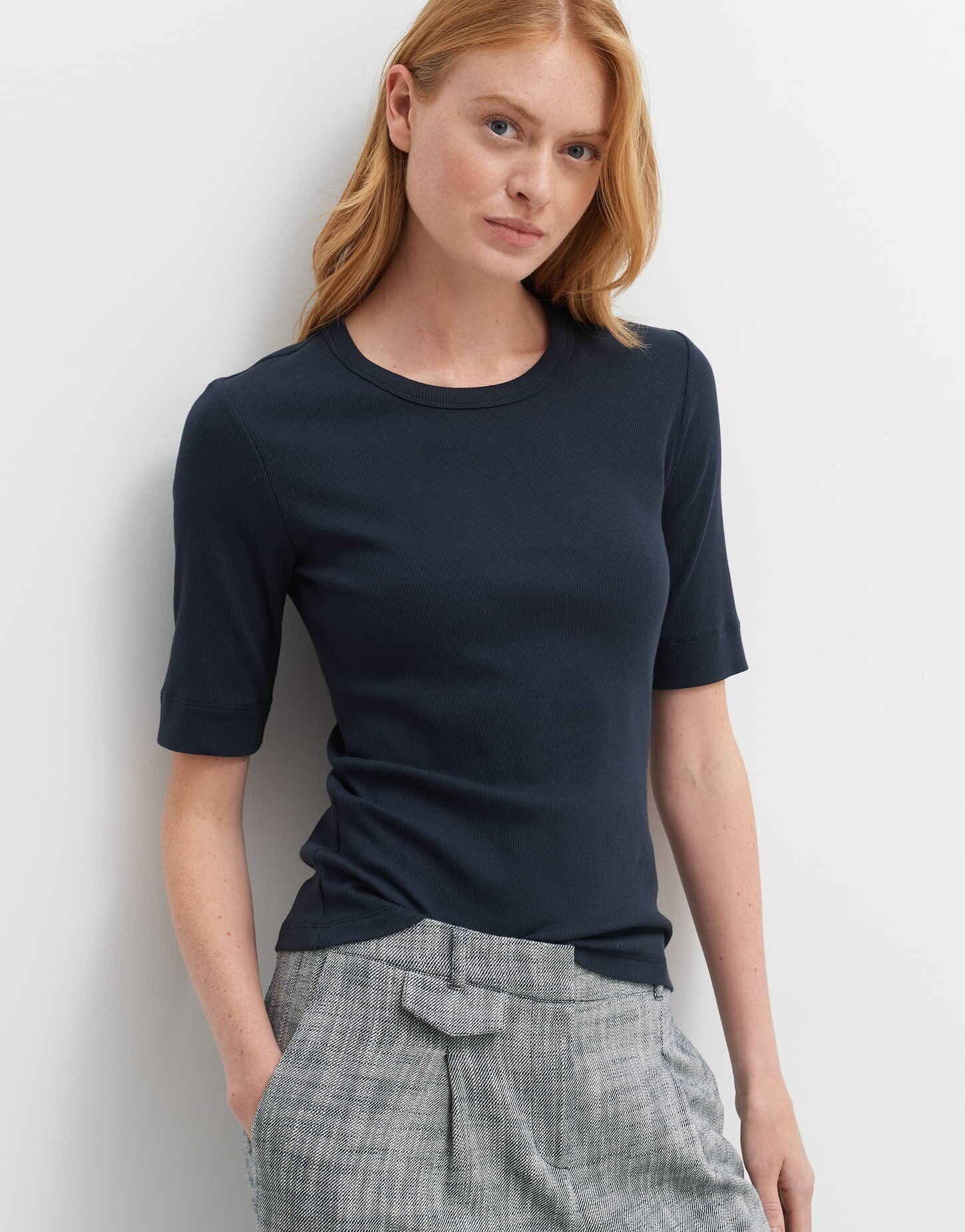 OPUS Daily E T-Shirt, Blanc (White 010), 46 (Taille Fabricant