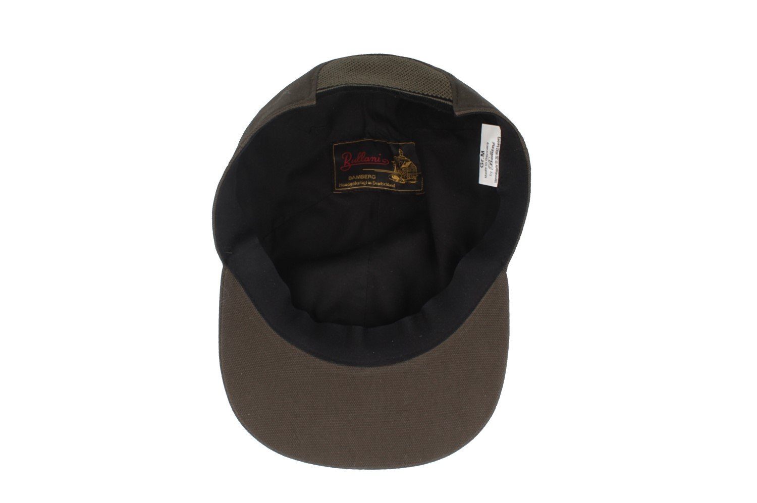 Bullani Herren Cap mit 225 Baseball Cap100%Baumwolle Baseball Gummizug khaki