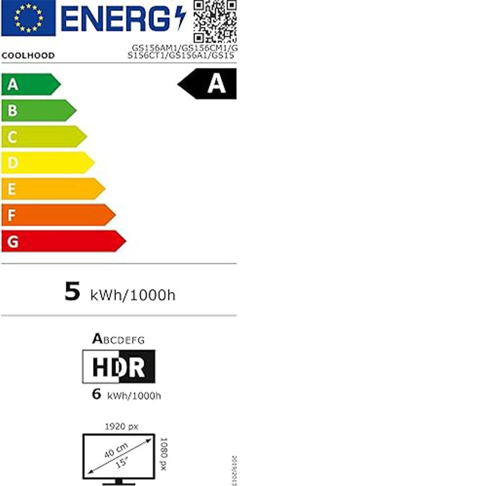 Energieeffizienzklasse: 