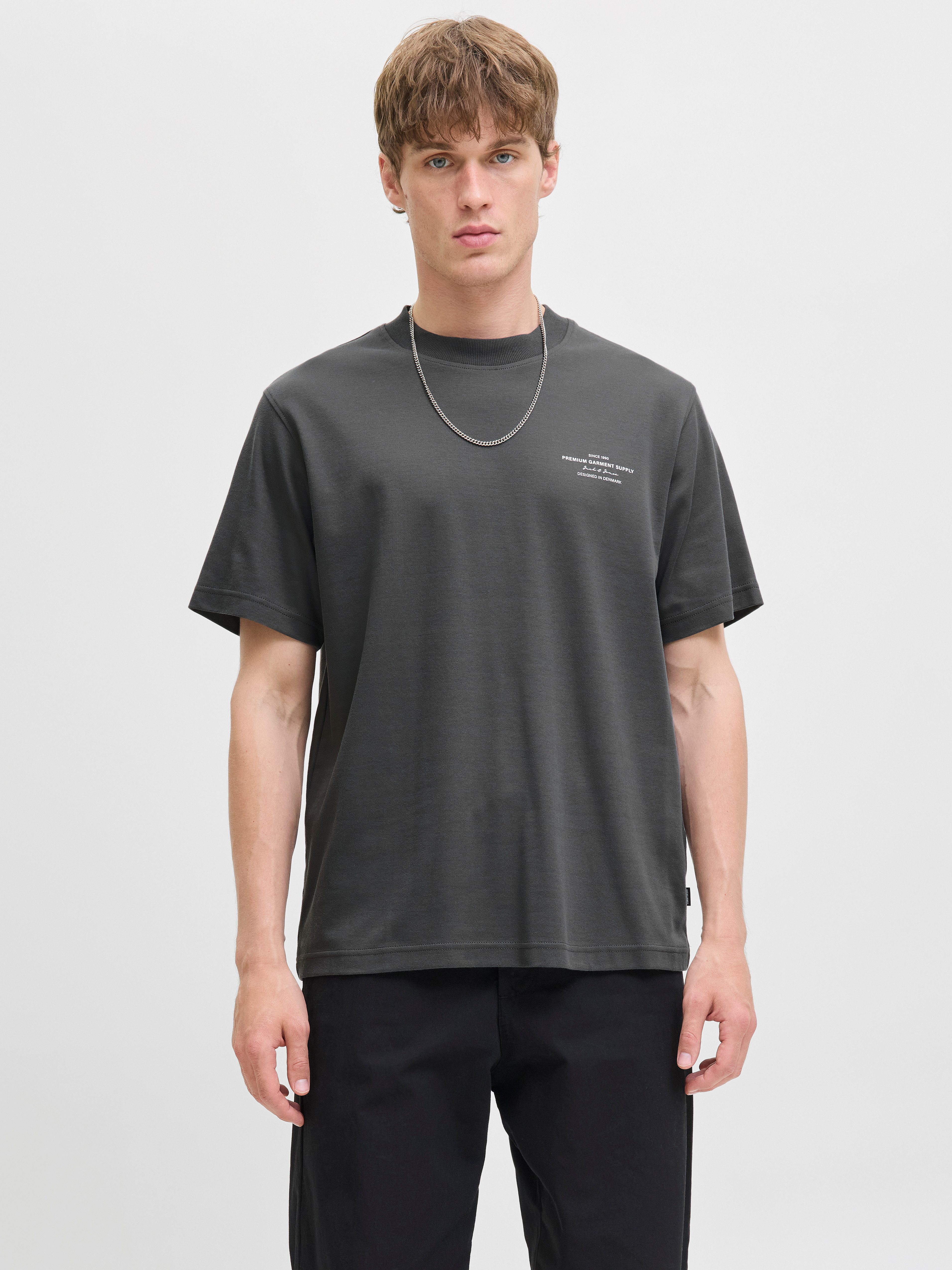 Jack & Jones Rundhalsshirt JPRBLACHAD BRANDING SS CREW NECK TEE SN günstig online kaufen