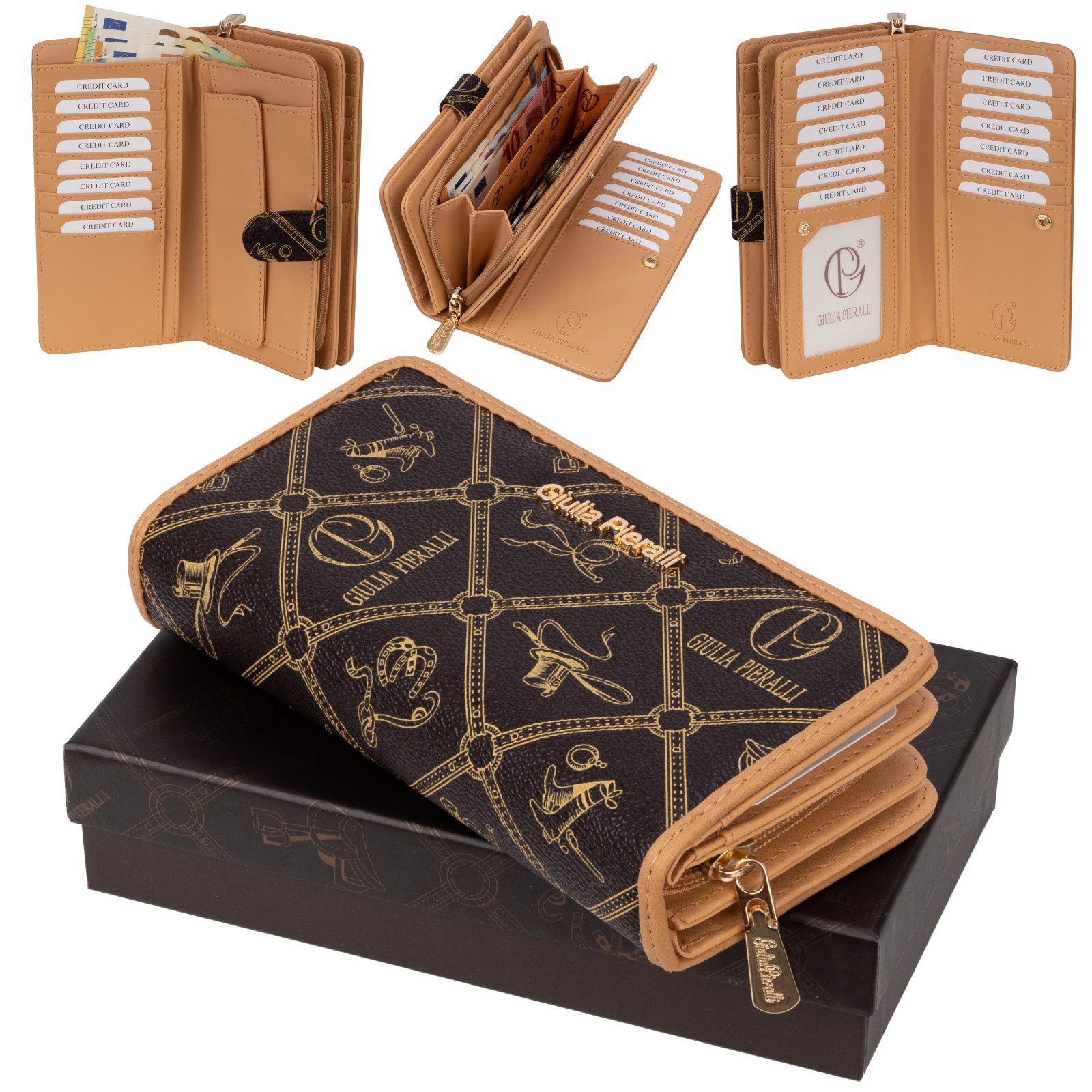 Giulia Pieralli Geldbörse Giulia Pieralli Damen Geldbörse Geldbeutel Brieft günstig online kaufen