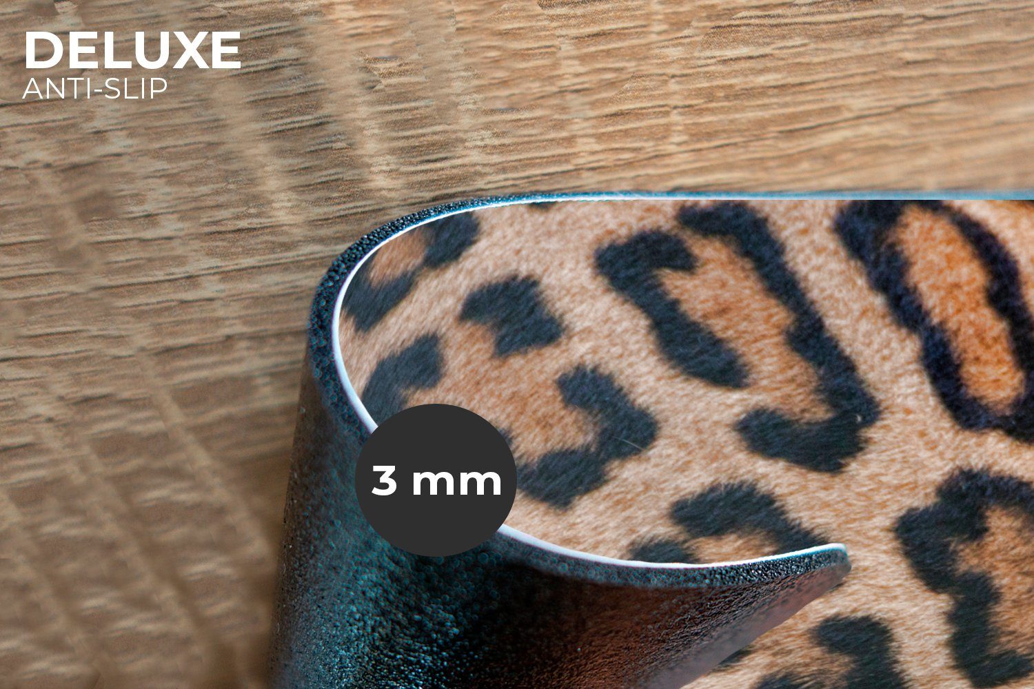 MuchoWow Platzset Leopardenmuster, (6-St), Platzsets, Tischset, Abwaschbar, günstig online kaufen