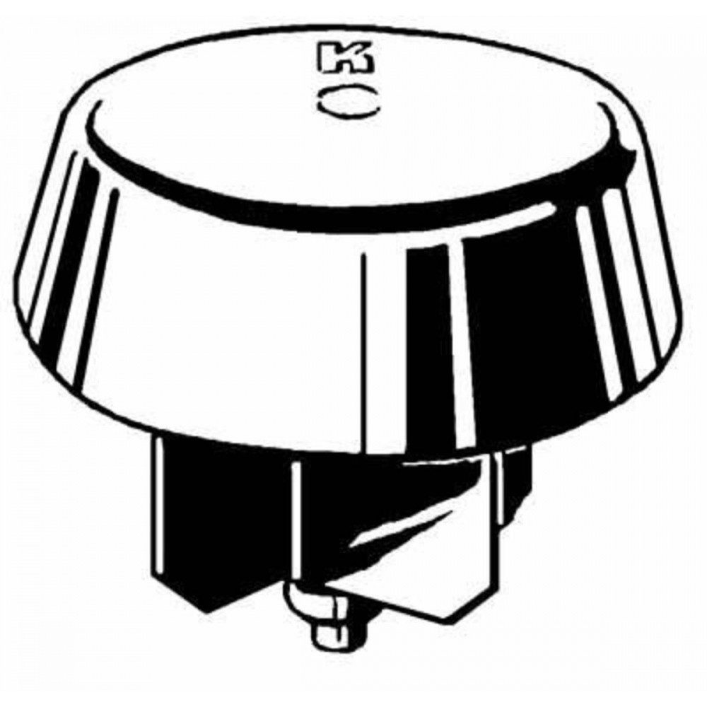 Kathrein Kathrein ZTC 06 Mastkappe 48-60mm Kunststoff Dachantenne, Hochwertige Mastkappe aus Kunststoff