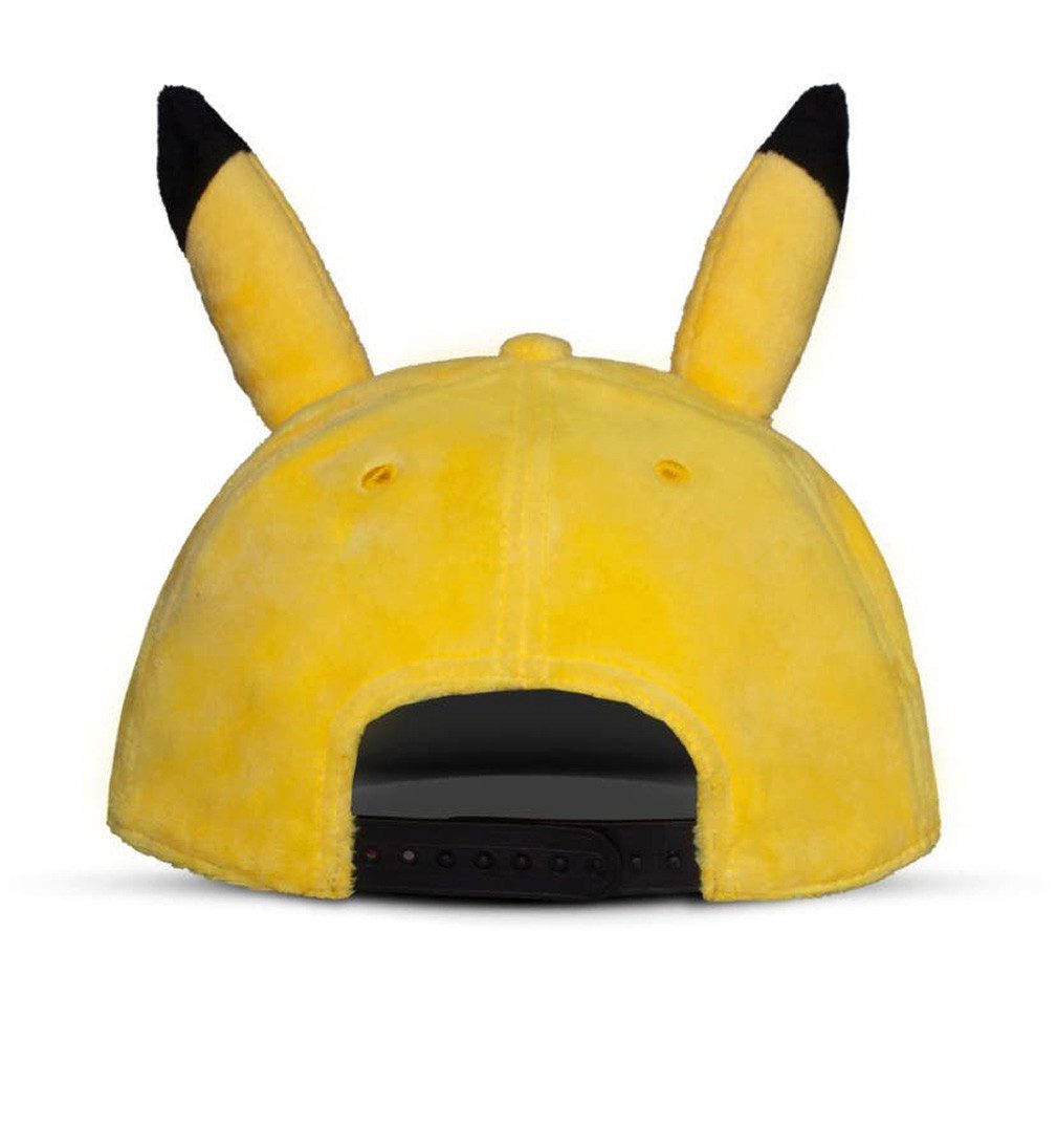 POKÉMON Baseball Cap Mad Pikachu Plush Face