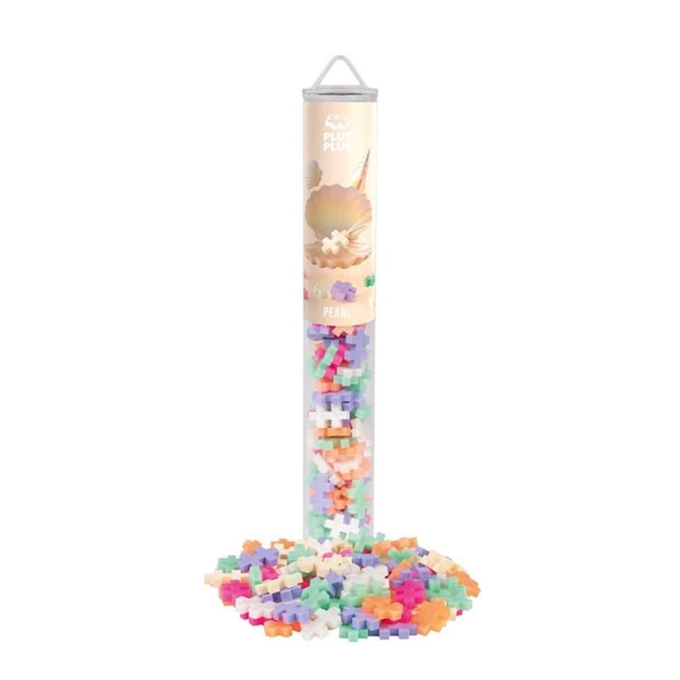PLUS-PLUS 100 Kreativ Bausteine Pearl Spielbausteine, (100 St)