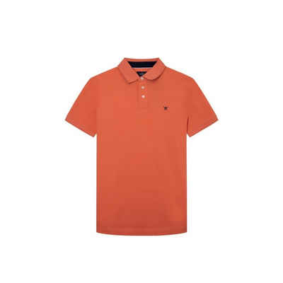 Hackett London Poloshirt koralle passform textil (1-tlg)