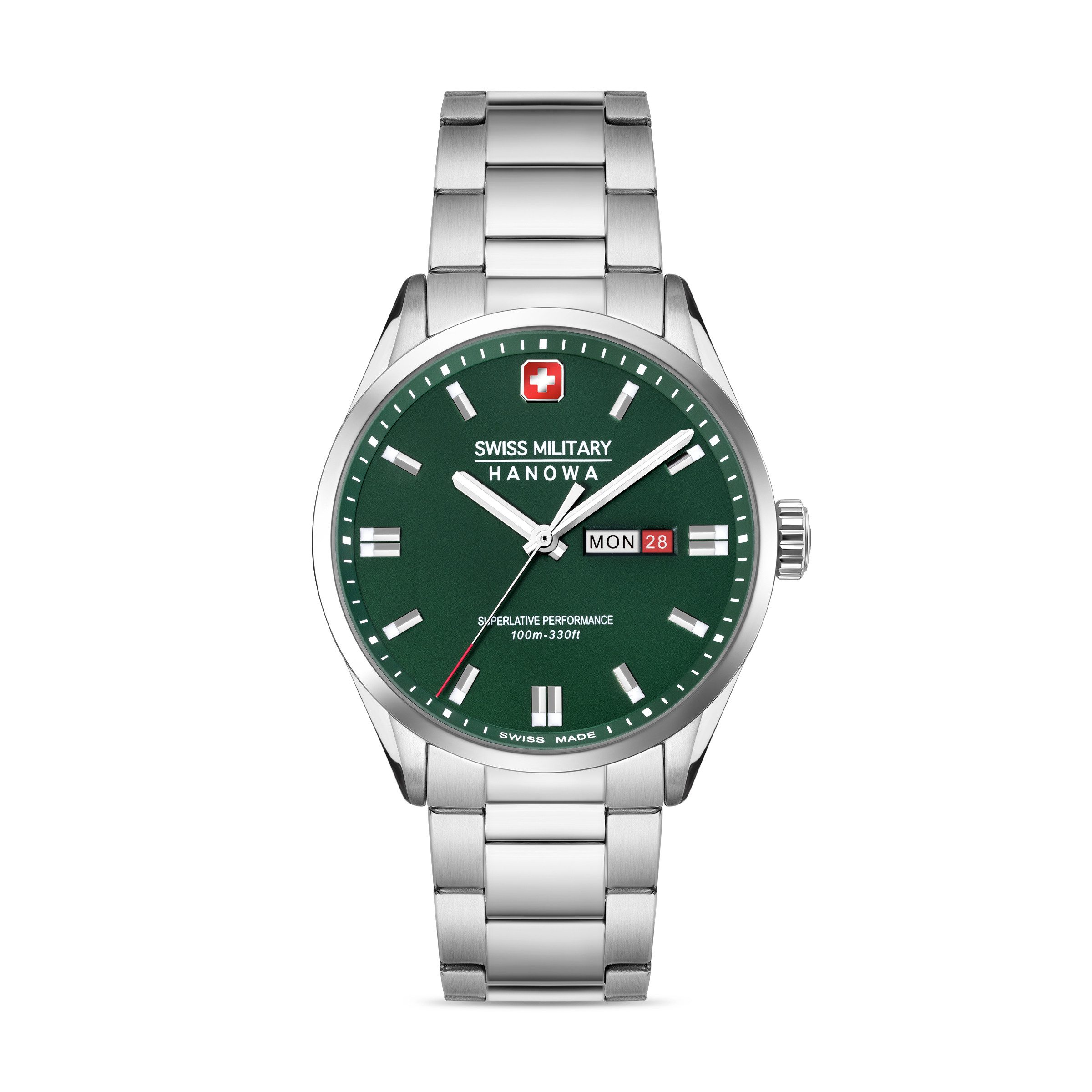 Swiss Military Hanowa Quarzuhr Quarzuhr Herrenuhr 43 Quarz Herren günstig online kaufen