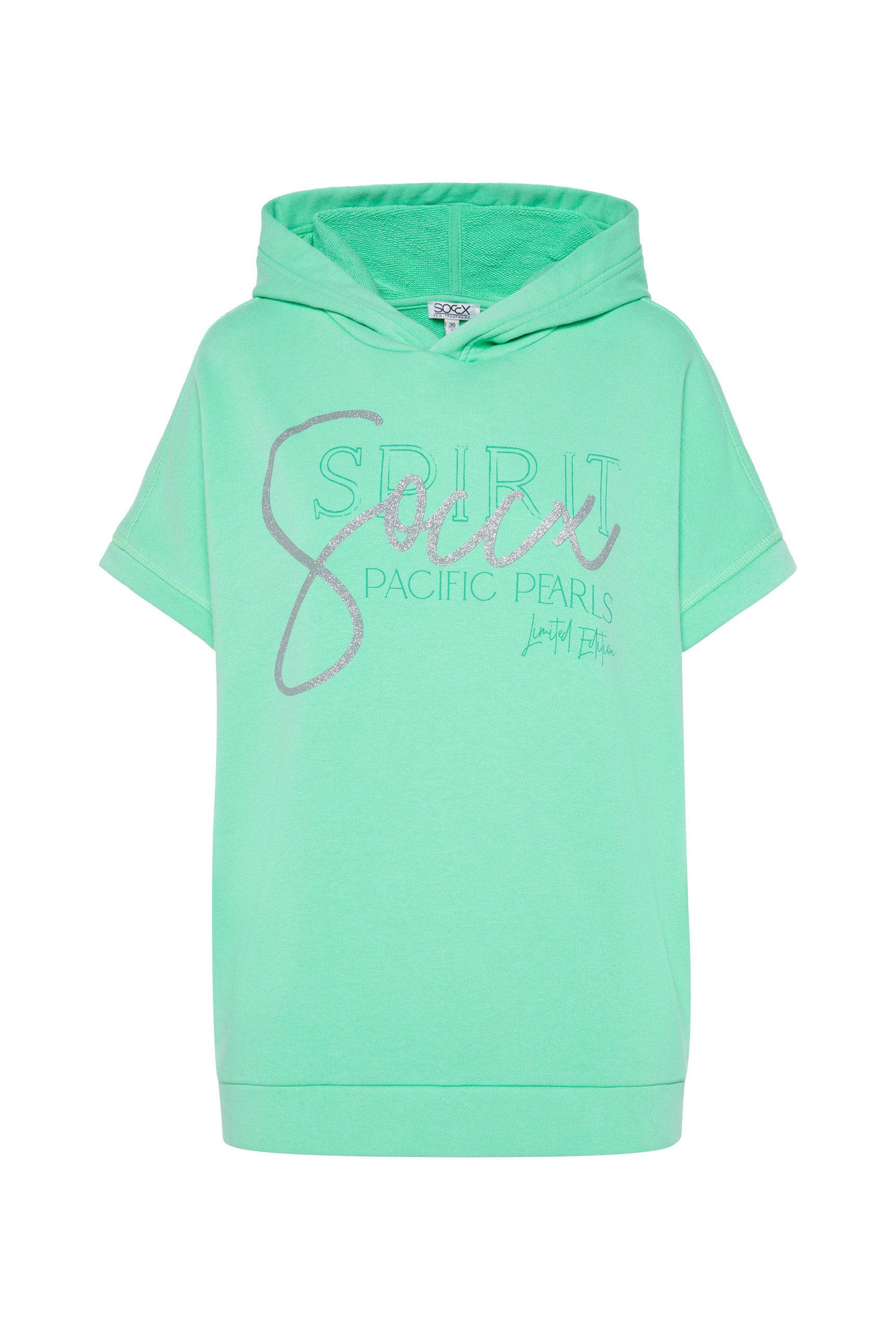 SOCCX Kapuzensweatshirt mit Gummizug im Saum günstig online kaufen