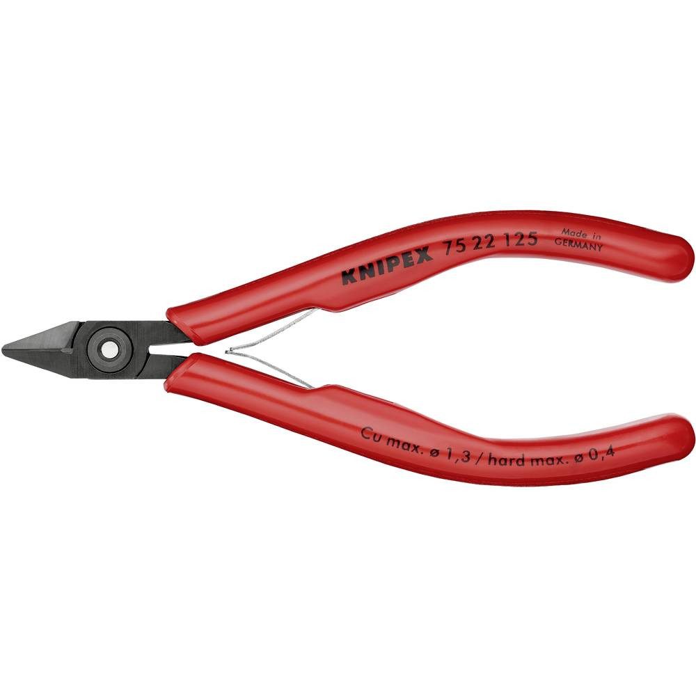 Knipex Seitenschneider Elektronik-Seitenschneider 75 22 125, mit Facette