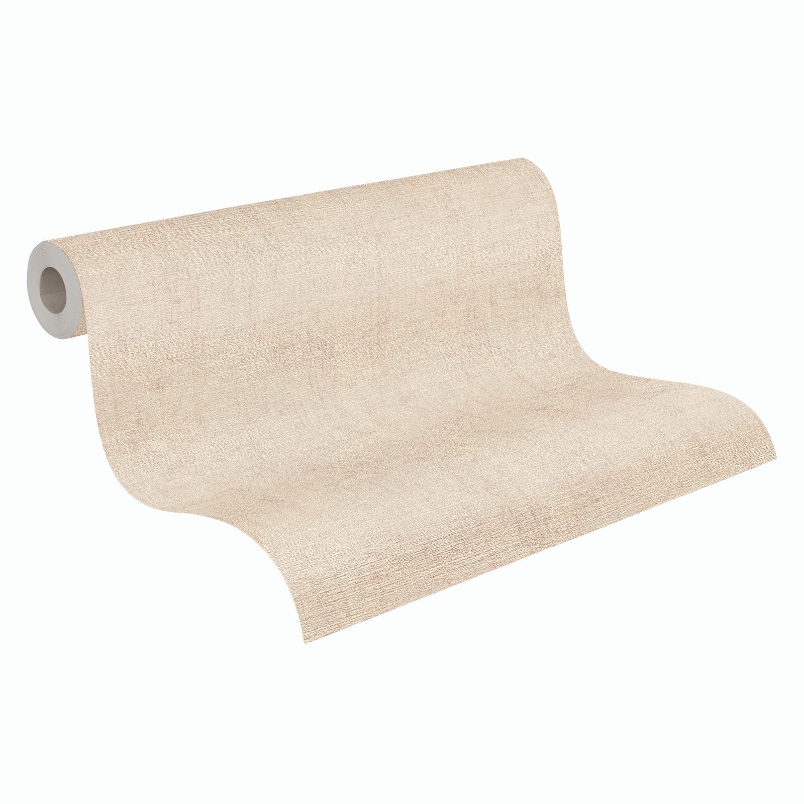 A.S. Création Vliestapete Einfarbig Modern Textil Optik Struktur Beige 79165-1 AS Creation