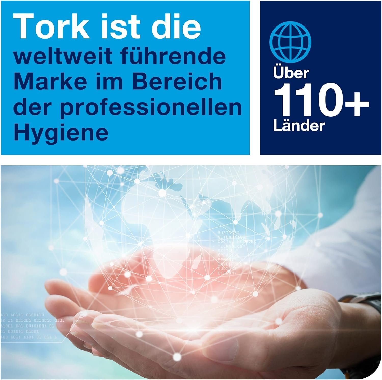 TORK Flüssigseife 520501 Premium mild duftende Schaumseife für S4 Spender je 1000 ml