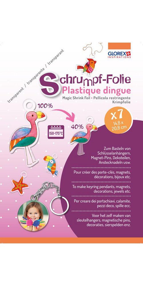 Glorex Аксессуары для домаsfolie Schrumpffolie, DIN A5