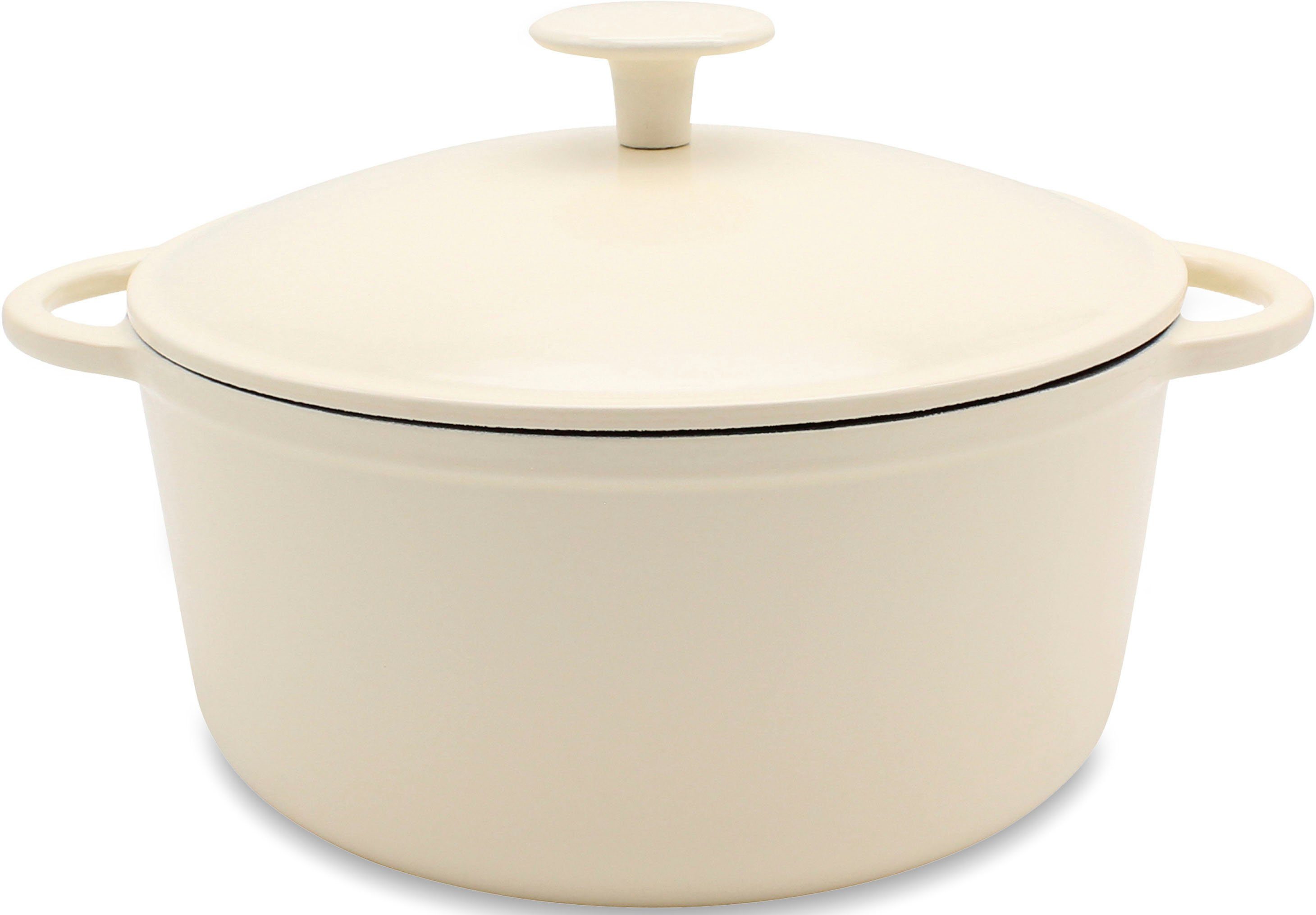 Fleischtopf Eisenguss Fleischtopf mit Deckel SAVANNA, 24 cm