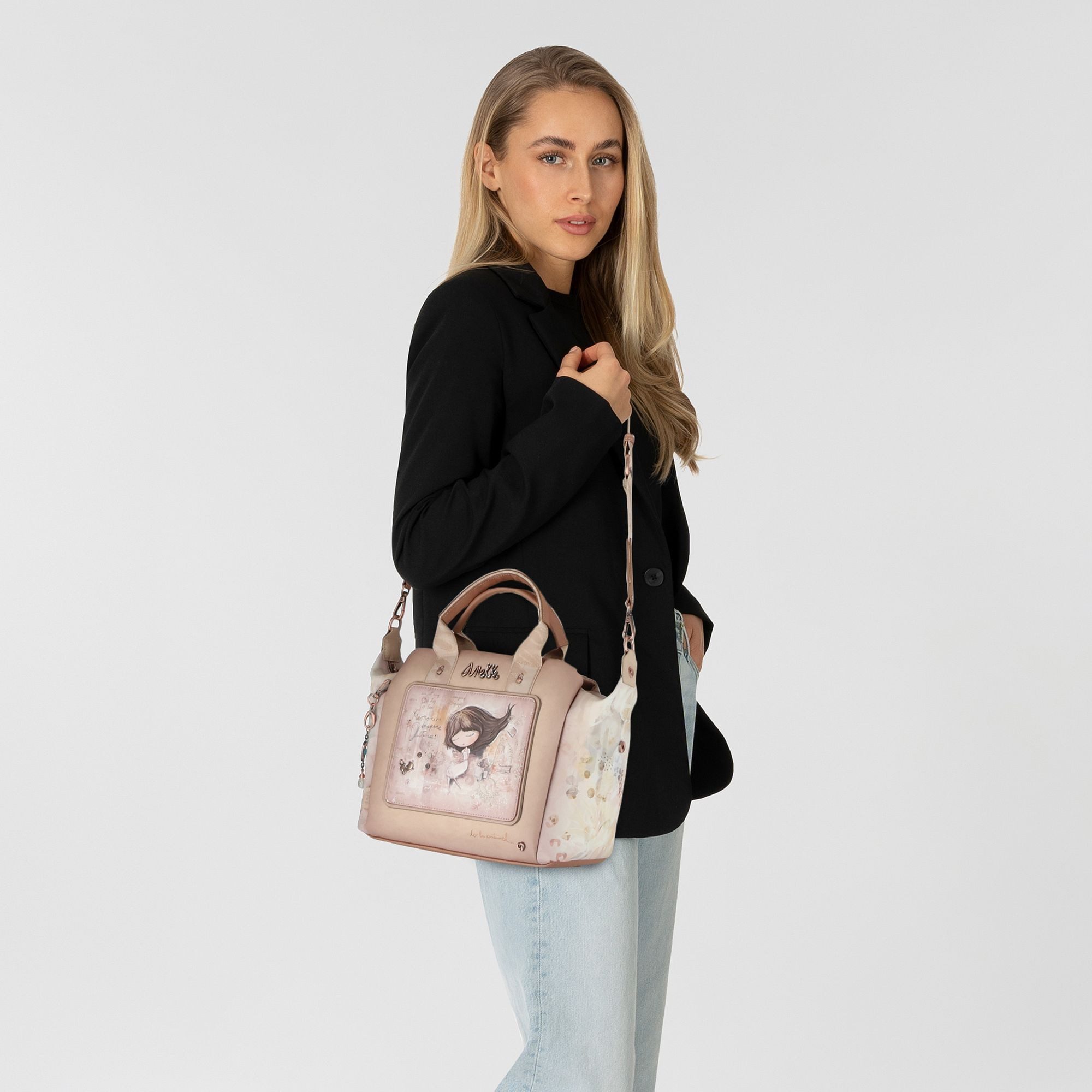Anekke Schultertasche Nature, Polyurethan