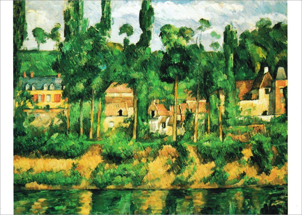 Postkarte Kunstkarte Paul Cézanne Medan" "Schloss