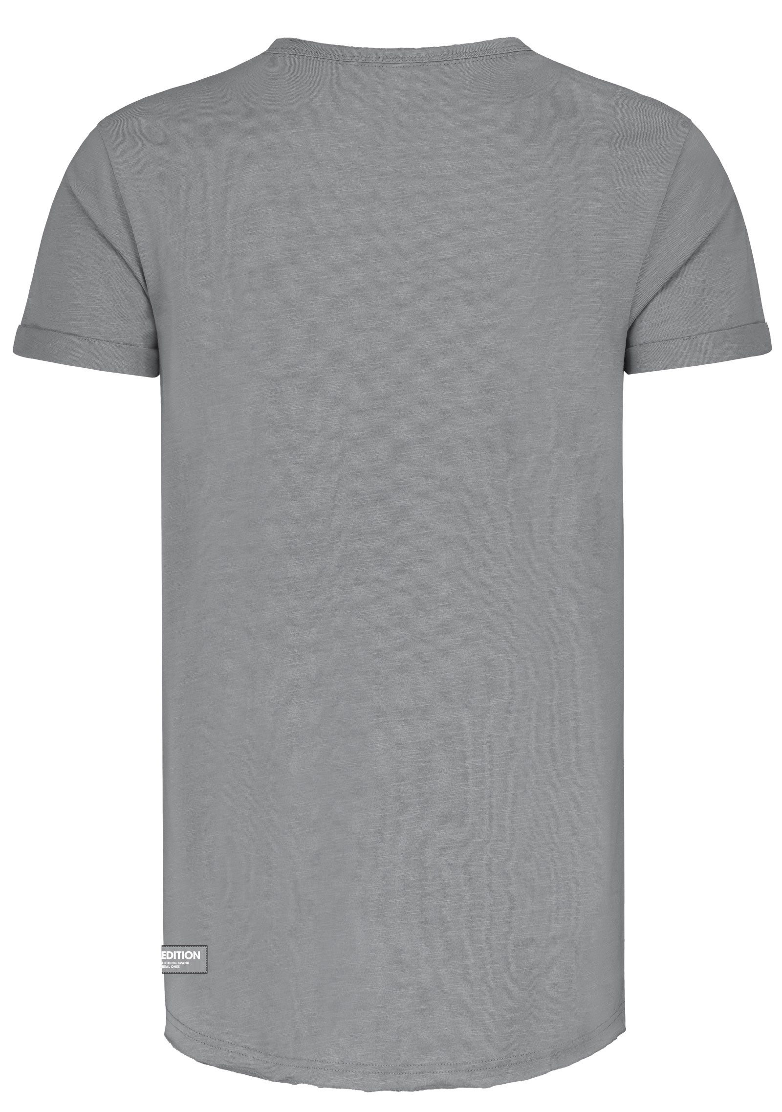 SUBLEVEL T-Shirt Herren Shirt Long Shaped lang geschnitten schwere Qualität günstig online kaufen