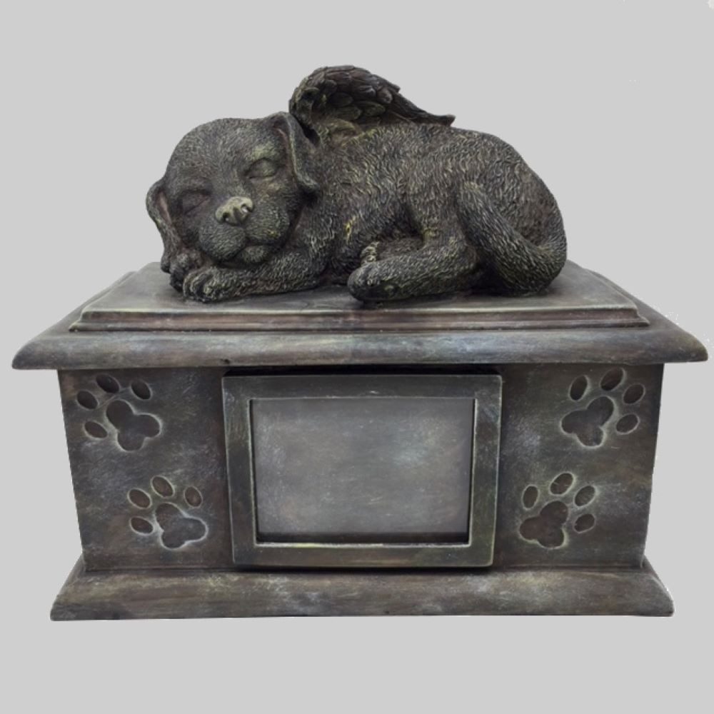 MystiCalls Dekofigur Große Hunde Urne grau günstig online kaufen