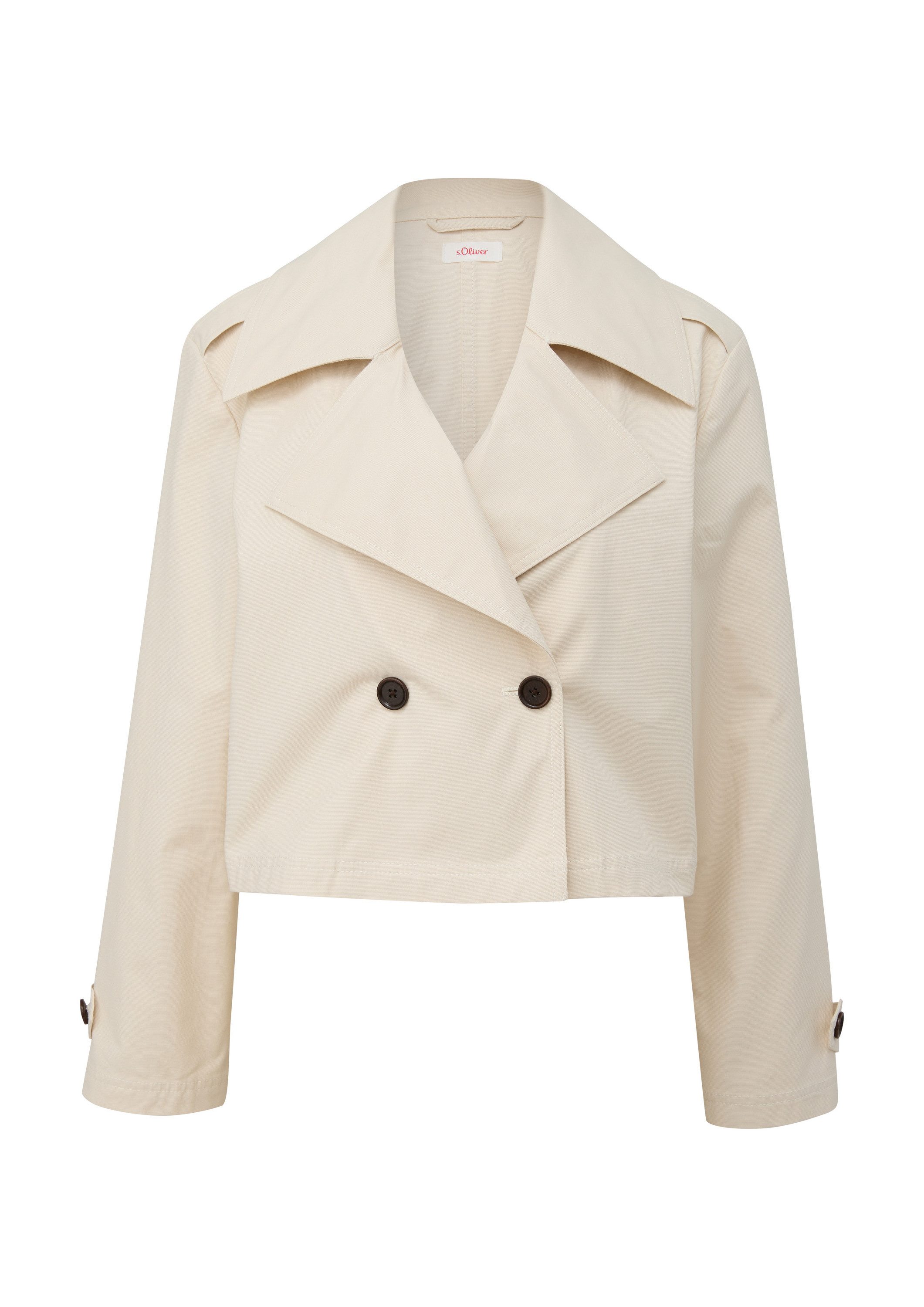 s.Oliver Funktionsjacke Indoor-Jacke Jacke mit Reverskragen günstig online kaufen