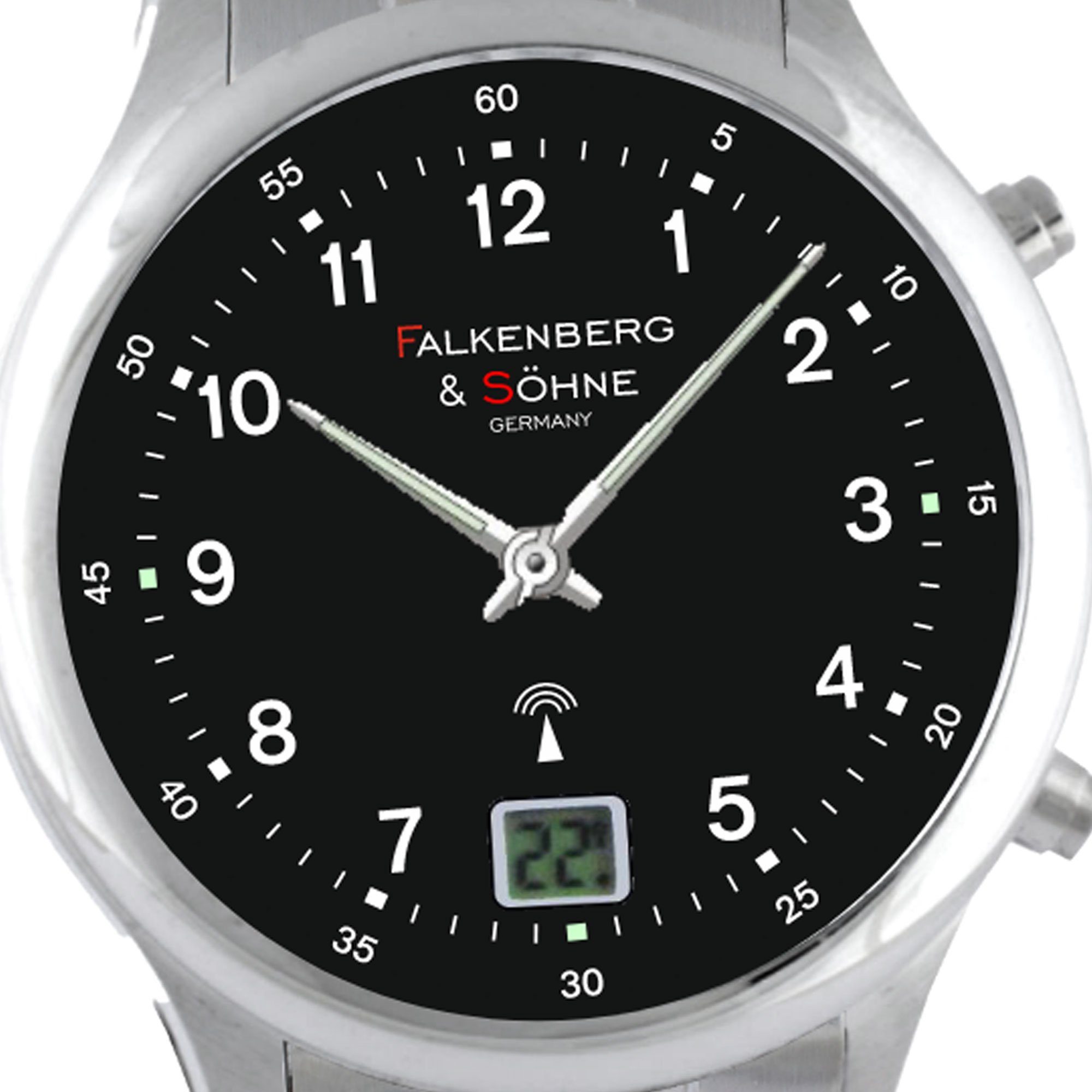 Falkenberg & Söhne Funkuhr Falkenberg & Söhne Funkarmbanduhr