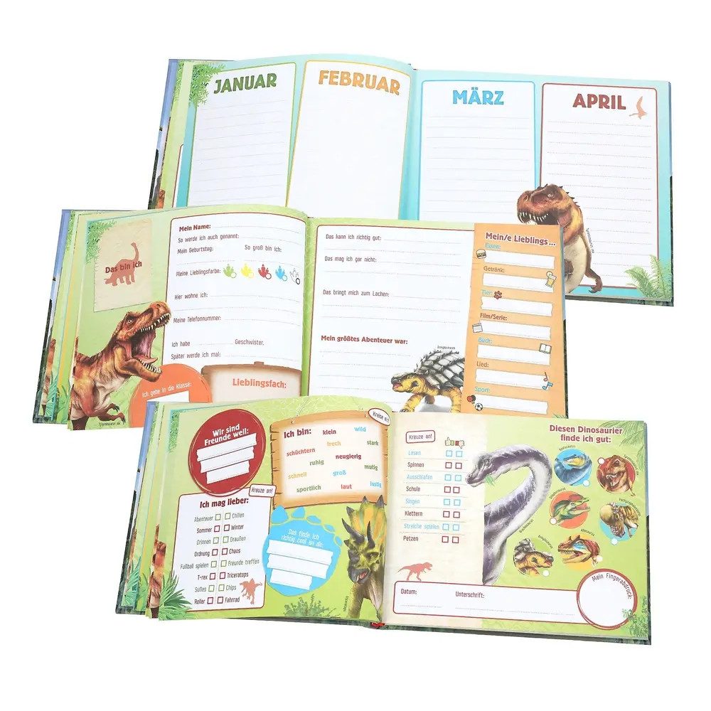 Depesche Posterkalender Dino World Freundebuch