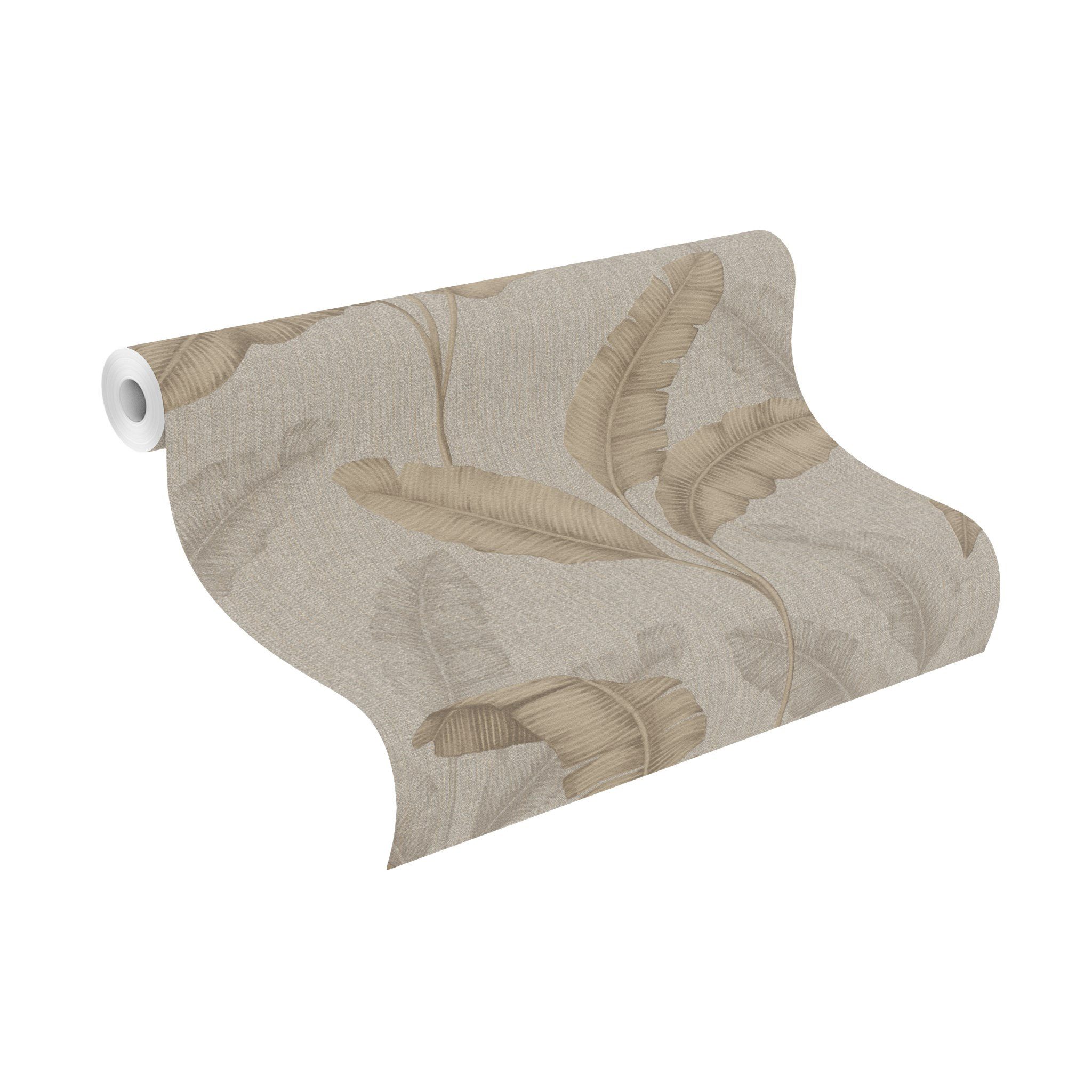 Rasch Papiertapete Tapete mit Palmenblättern in günstig online kaufen