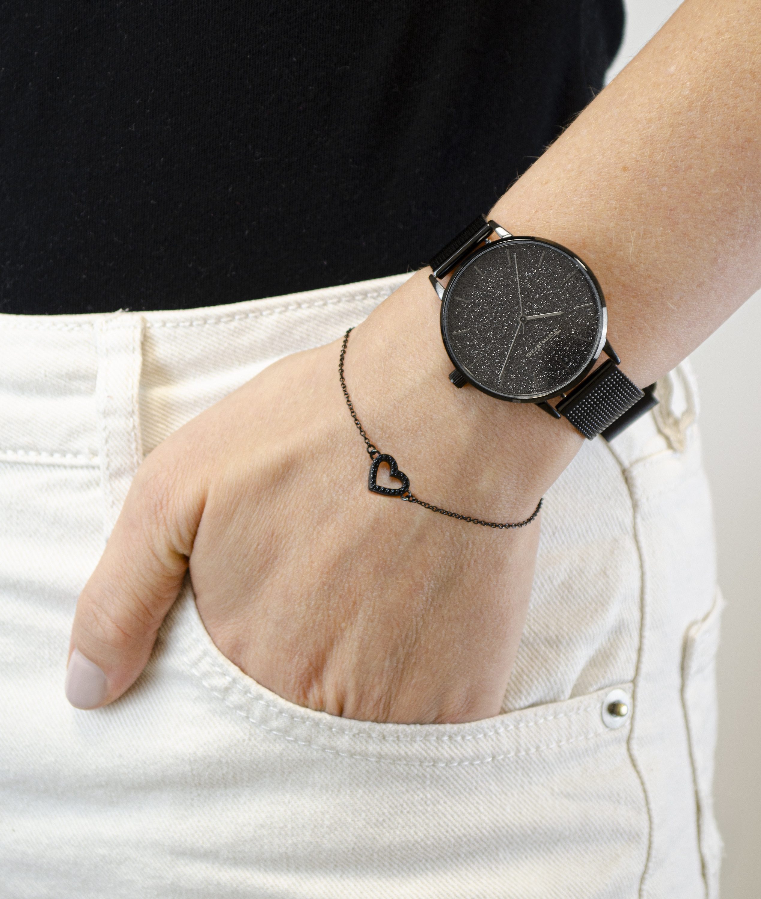 Tamaris Quarzuhr The Sparkling Dial Edelstahl – Bild 2 von 4