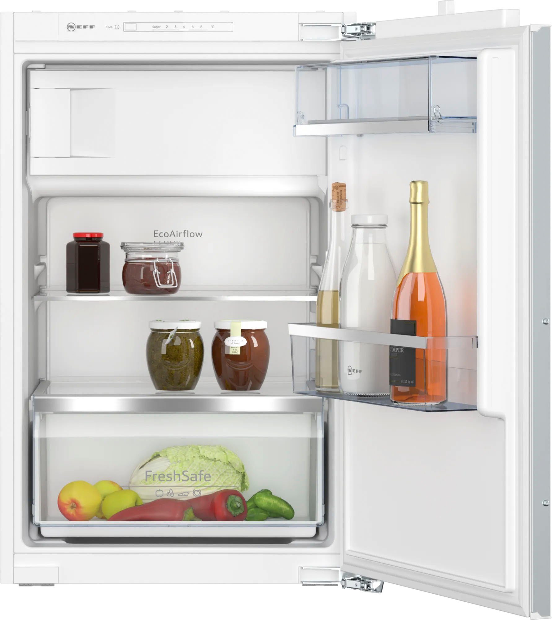 NEFF Einbaukühlschrank N 50 KI2222FE0, 87,4 cm hoch, 56 cm breit, Fresh Safe: Schublade für flexible Lagerung von Obst & Gemüse