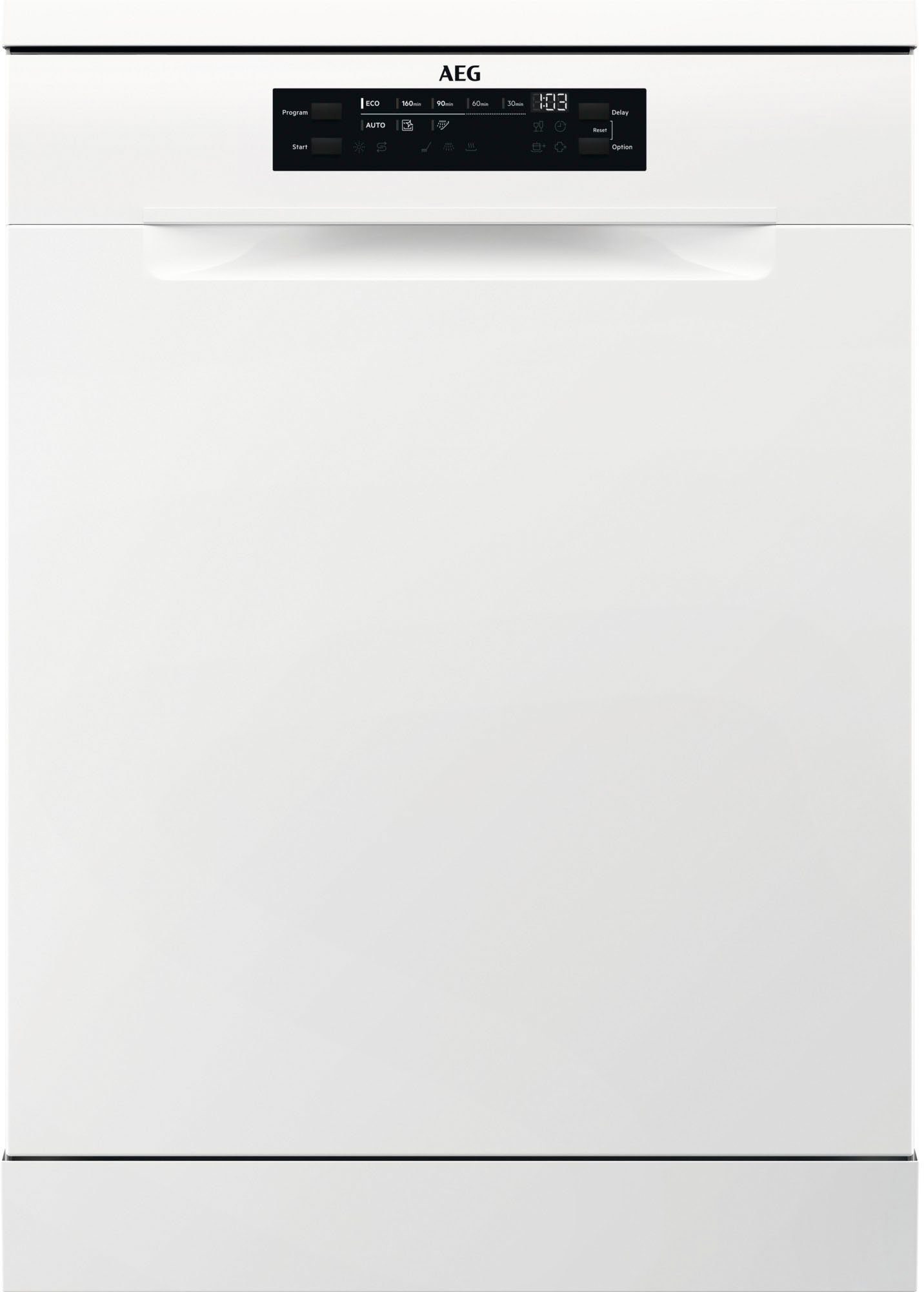 AEG Standgeschirrspüler Serie 6000 FFB6491AZW, 14 Maßgedecke, SatelliteClean - bessere Sprühreichweite