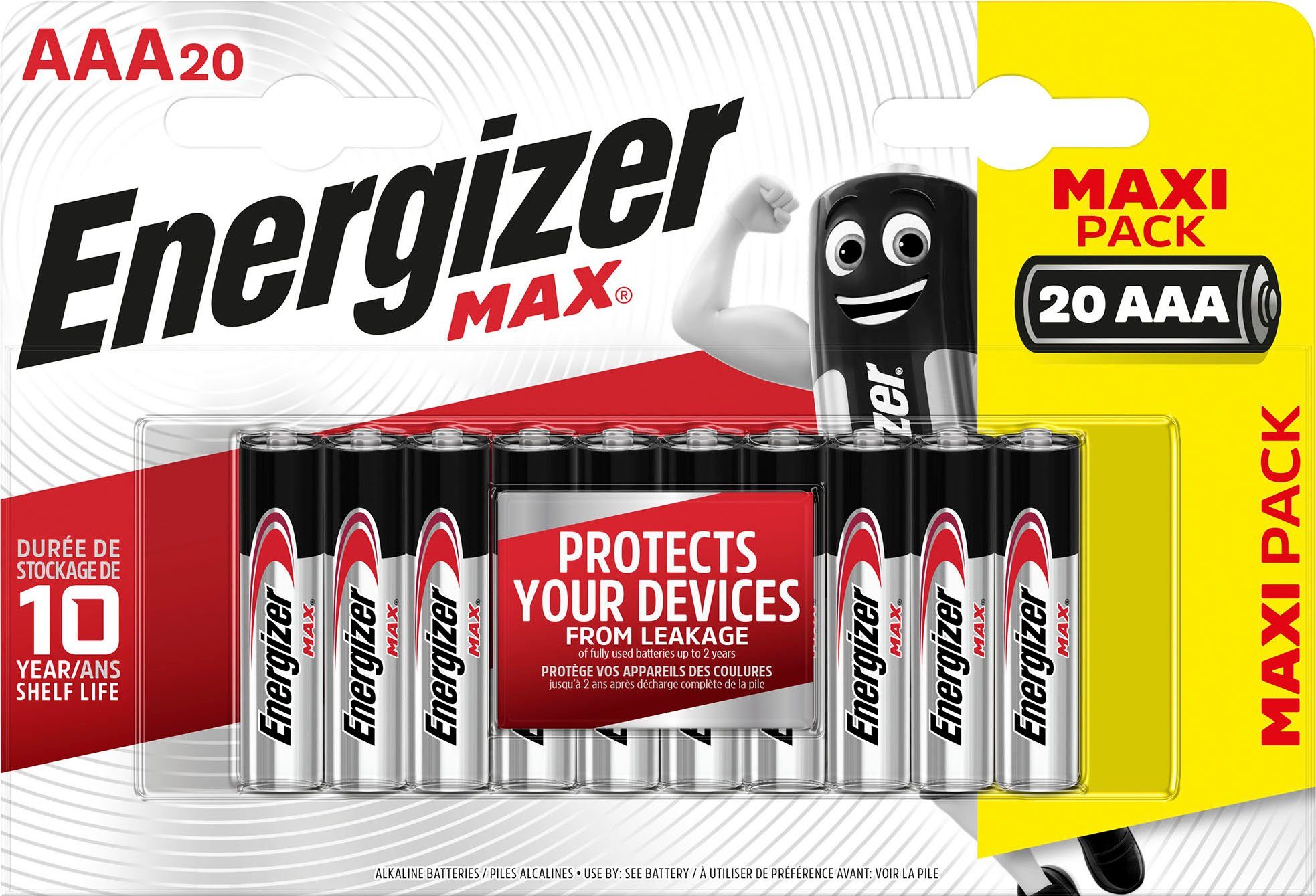 Image of Energizer »MAX AAA 20er Pack« Batterie, (20 St)