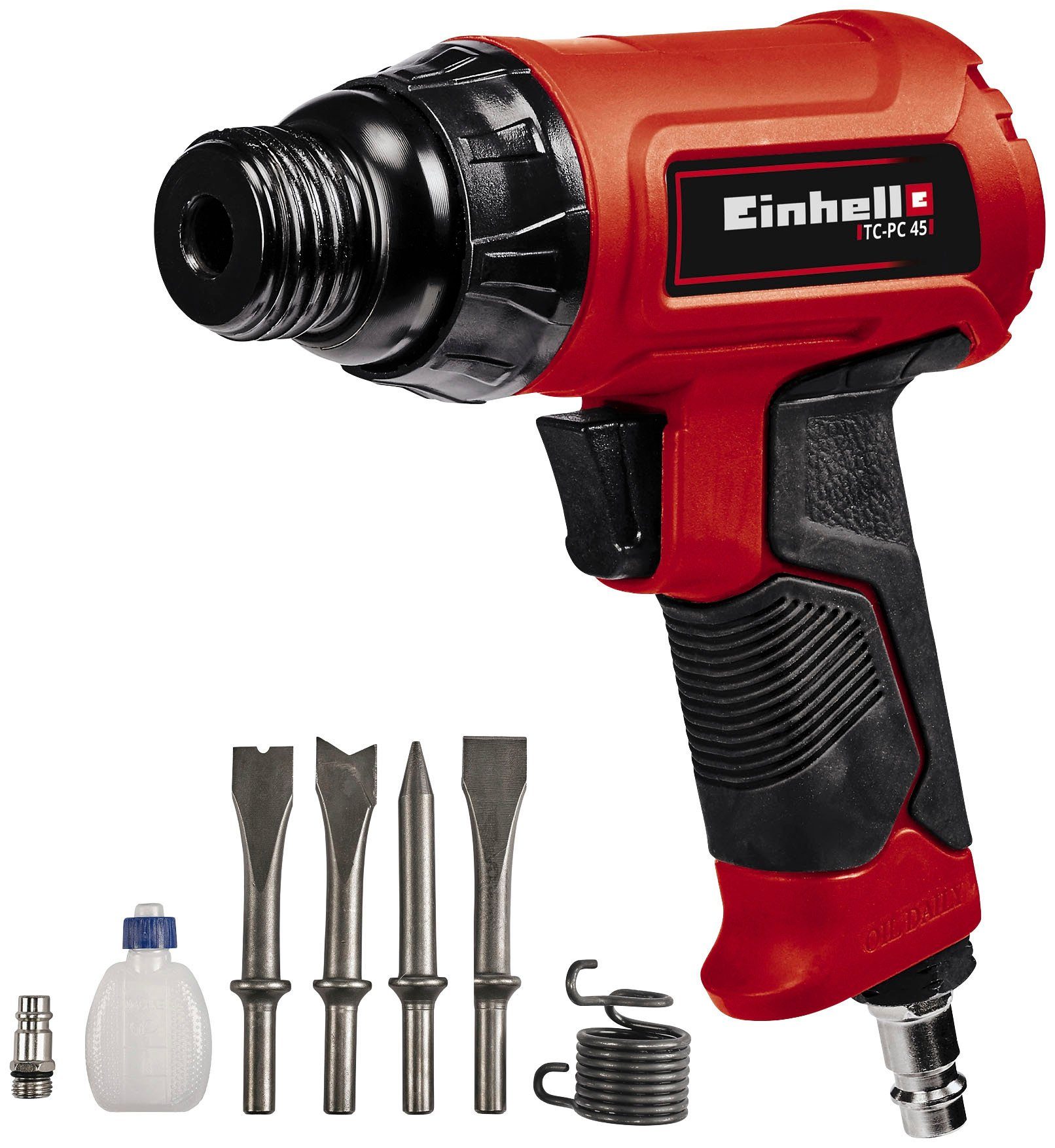 Einhell Druckluft-Meißelhammer TC-PC 45, (Set, 2-tlg)