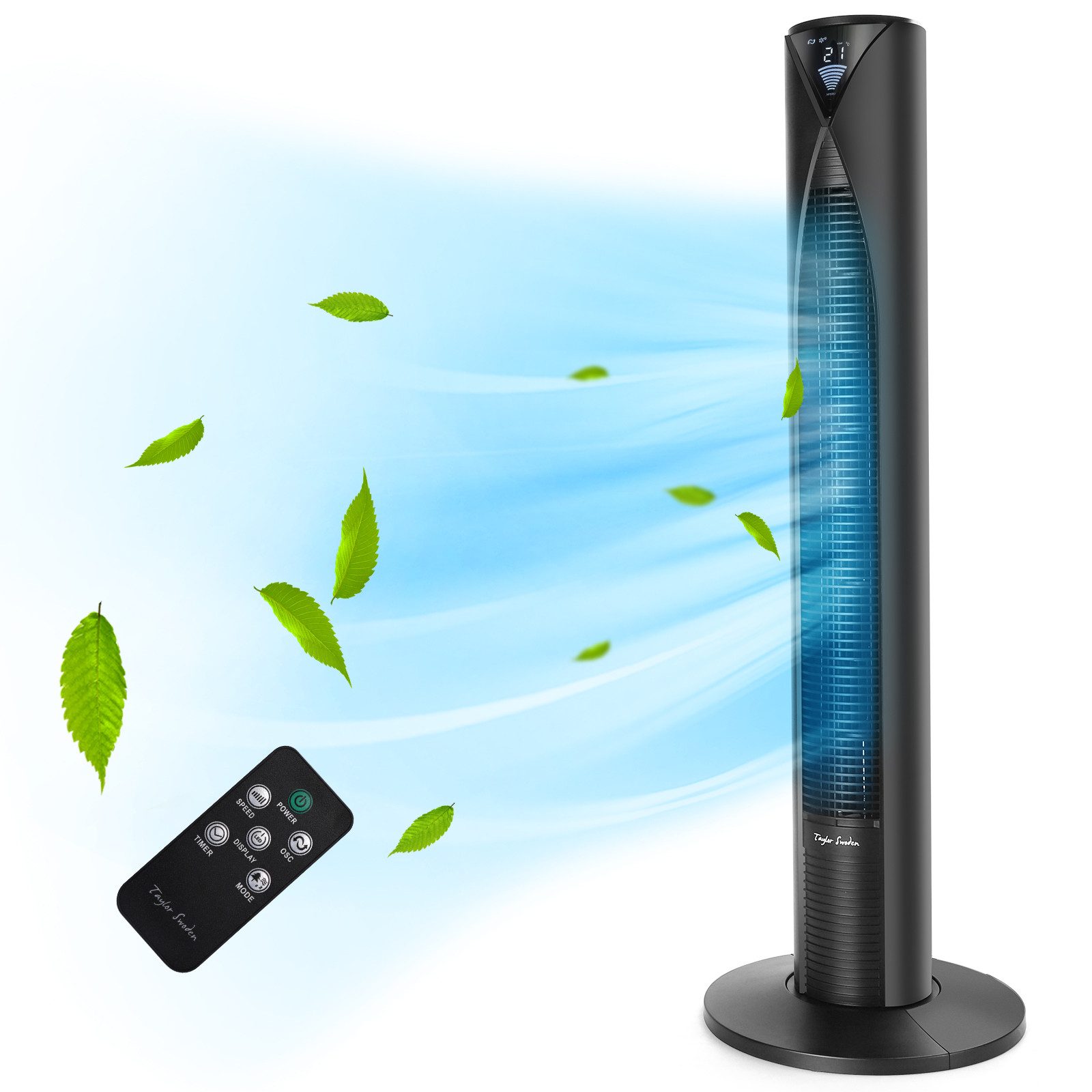 Taylor Swoden Turmventilator 96 cm, Leise günstig online kaufen