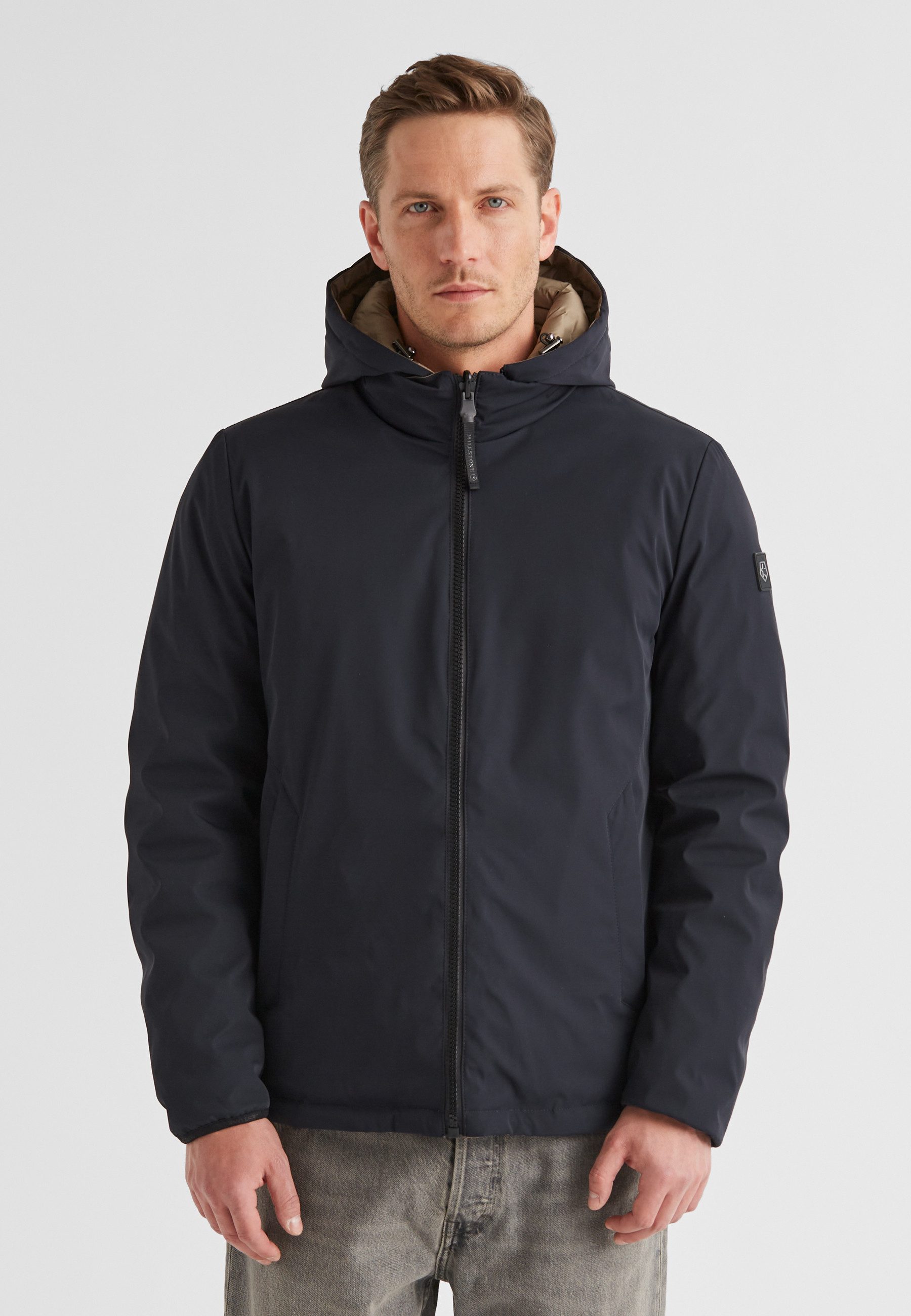 Wendejacke MSTyron Herren Jacke beidseitig Übergangsjacke