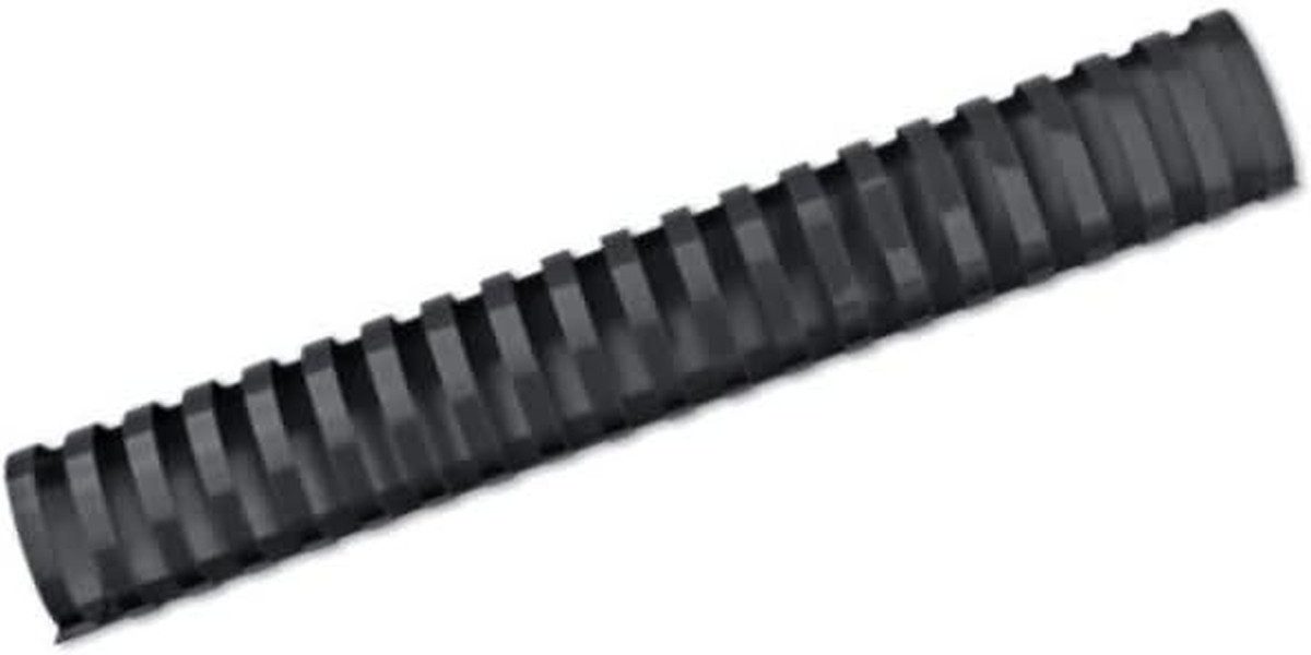GBC Thermo-Bindemappe Plastikbinderücken CombBind A4 PVC 51mm VE=50 Stück schwarz, (