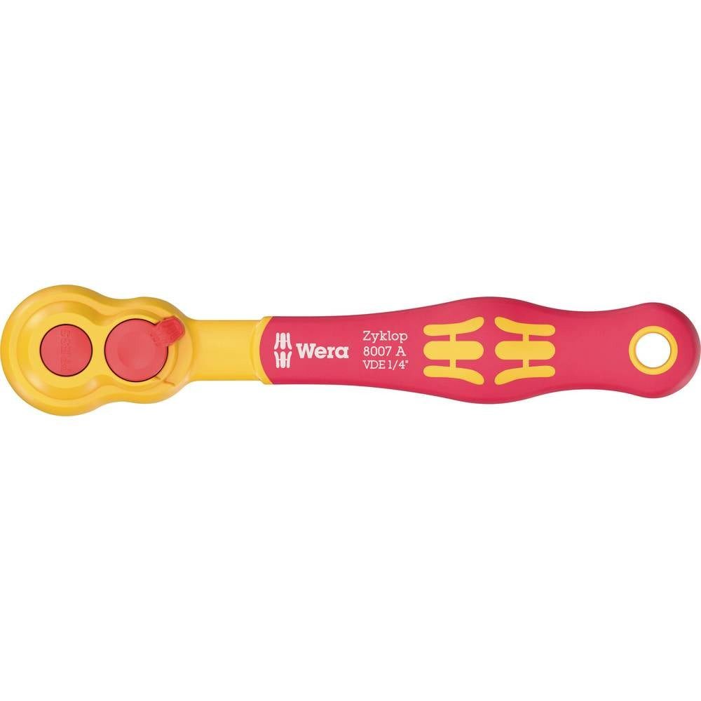 Wera Ratsche 8007 A VDE 05004866001 Zyklop-Knarre 1/4 (6.3 mm) 150 mm