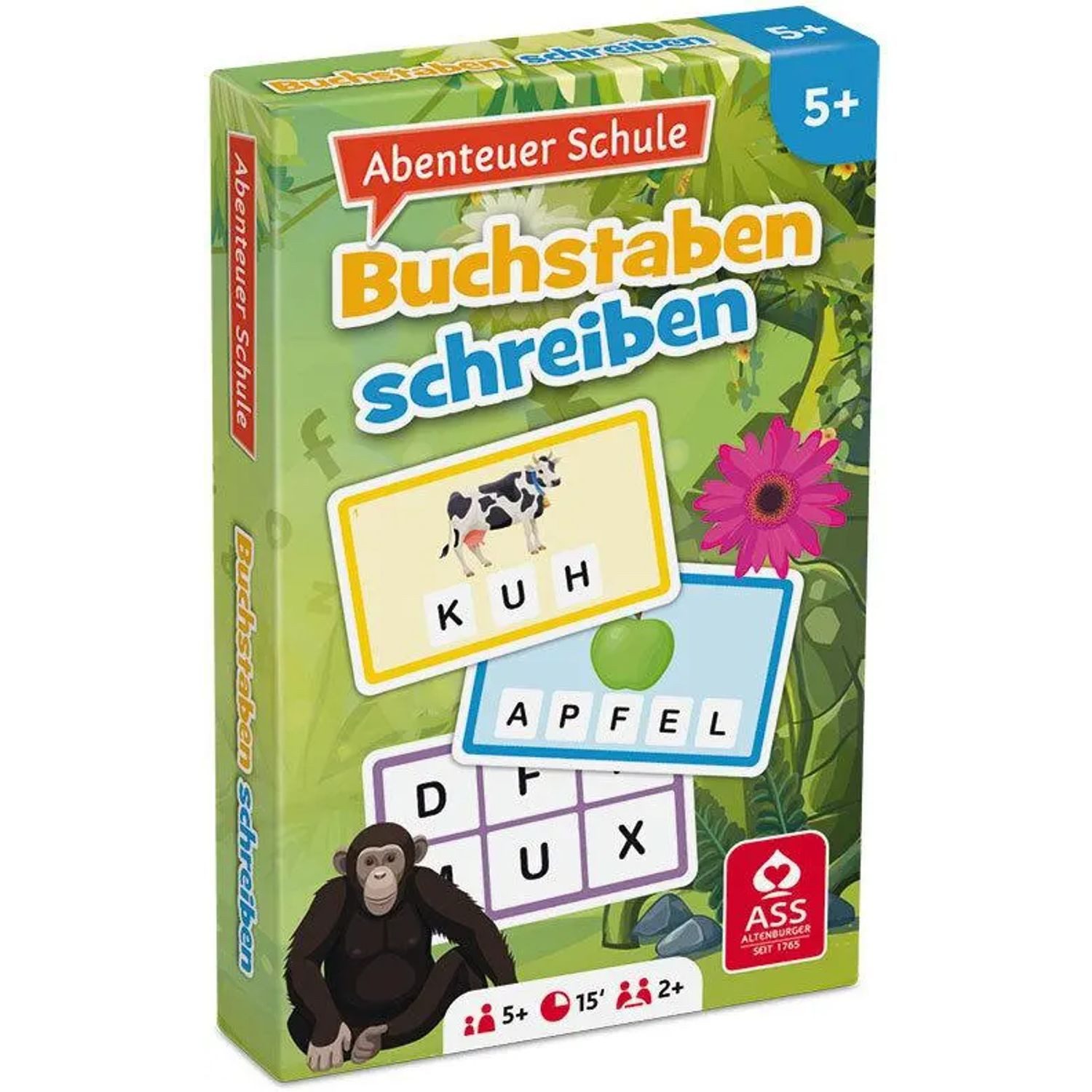 Cartamundi Spiel Abenteuer Schule - Buchstaben schreiben