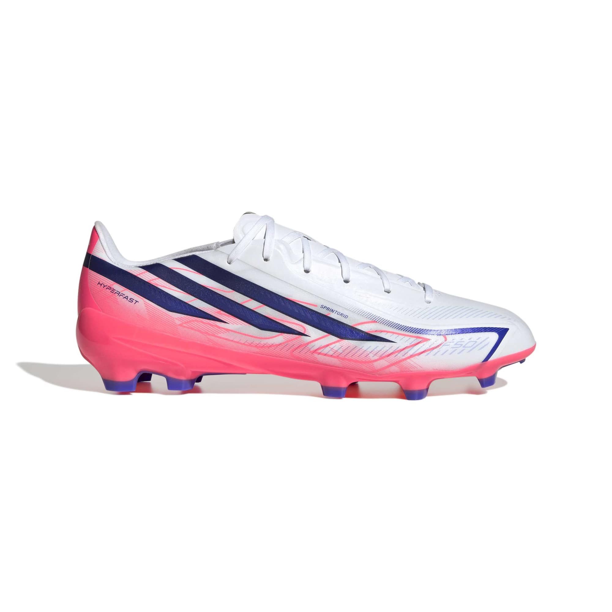 adidas Performance F50 HYPERFAST LEAGUE FG FTWWHT/SOLPUR/SOLTUR Fußballschuh
