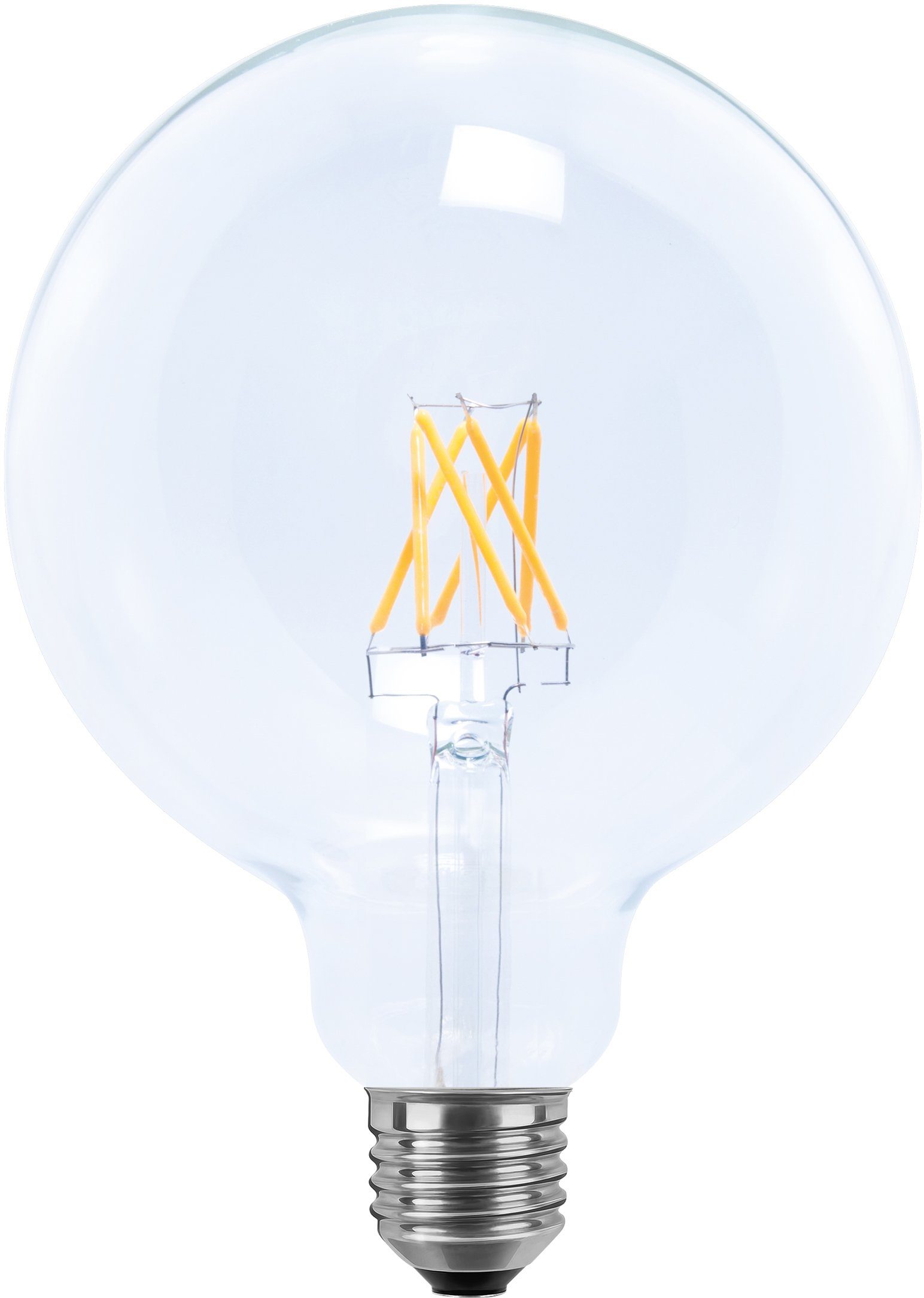 SEGULA LED-Leuchtmittel Vintage Line, E27, 1 St., Warmweiß, dimmbar, Globe 125 klar, E27