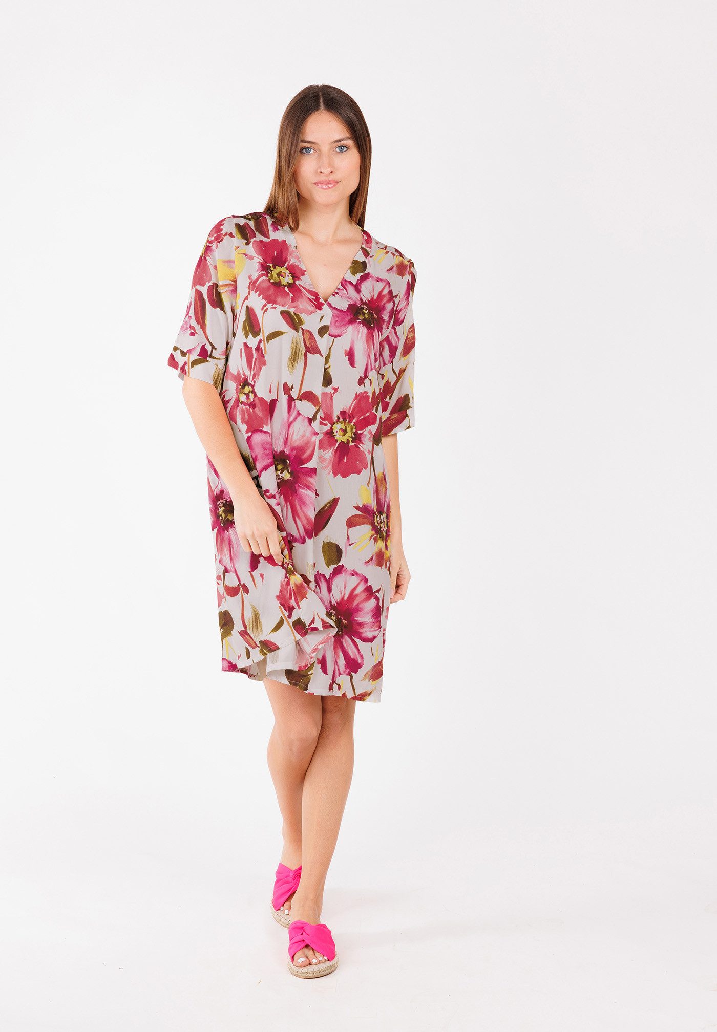 Key Largo Druckkleid WD YARD v-neck (1-tlg) günstig online kaufen
