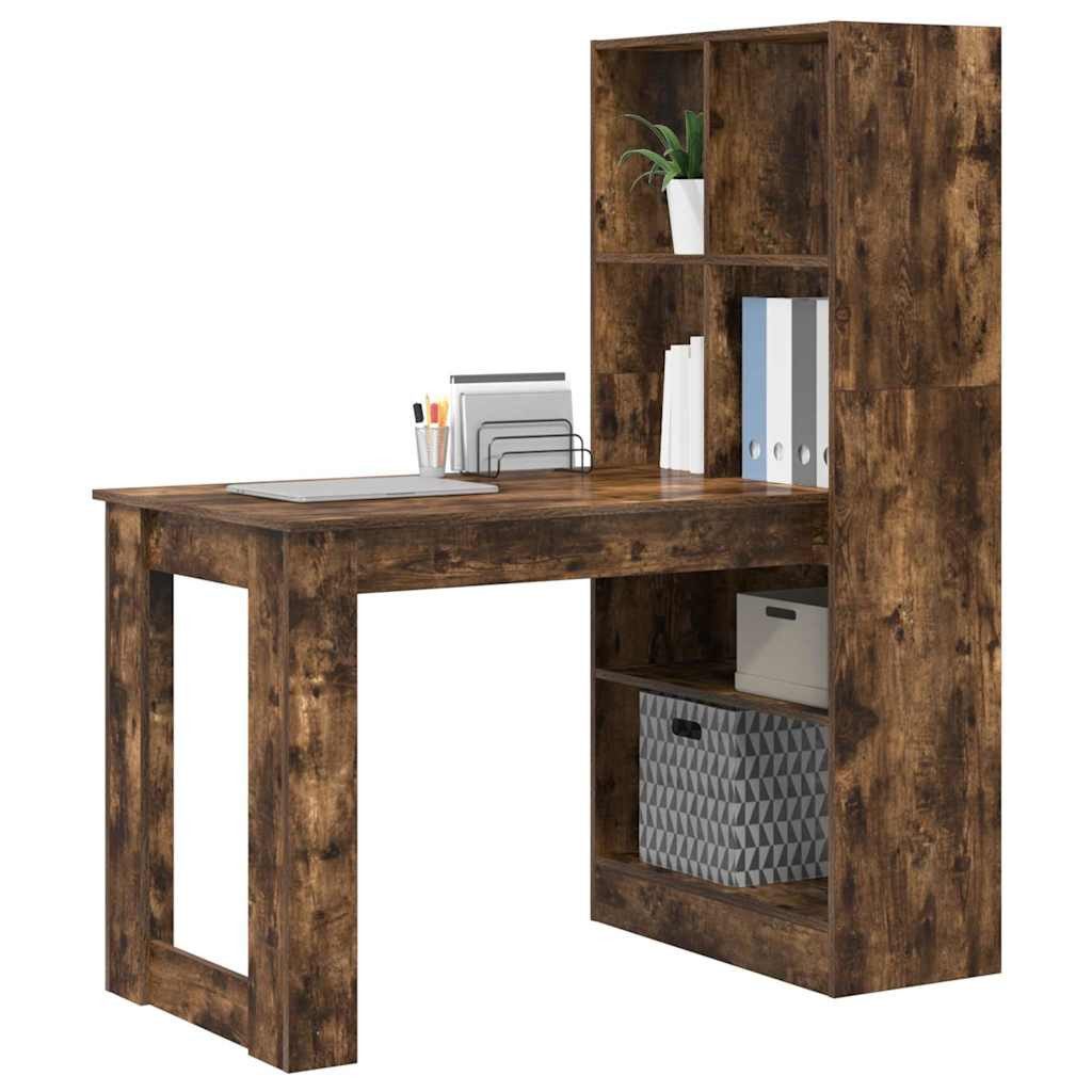 vidaXL Schreibtisch Schreibtisch Räuchereiche 122 x günstig online kaufen