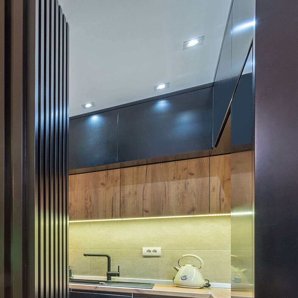 EGLO LED Einbaustrahler, Leuchtmittel inklusive, Warmweiß, 3x LED Einbau St günstig online kaufen