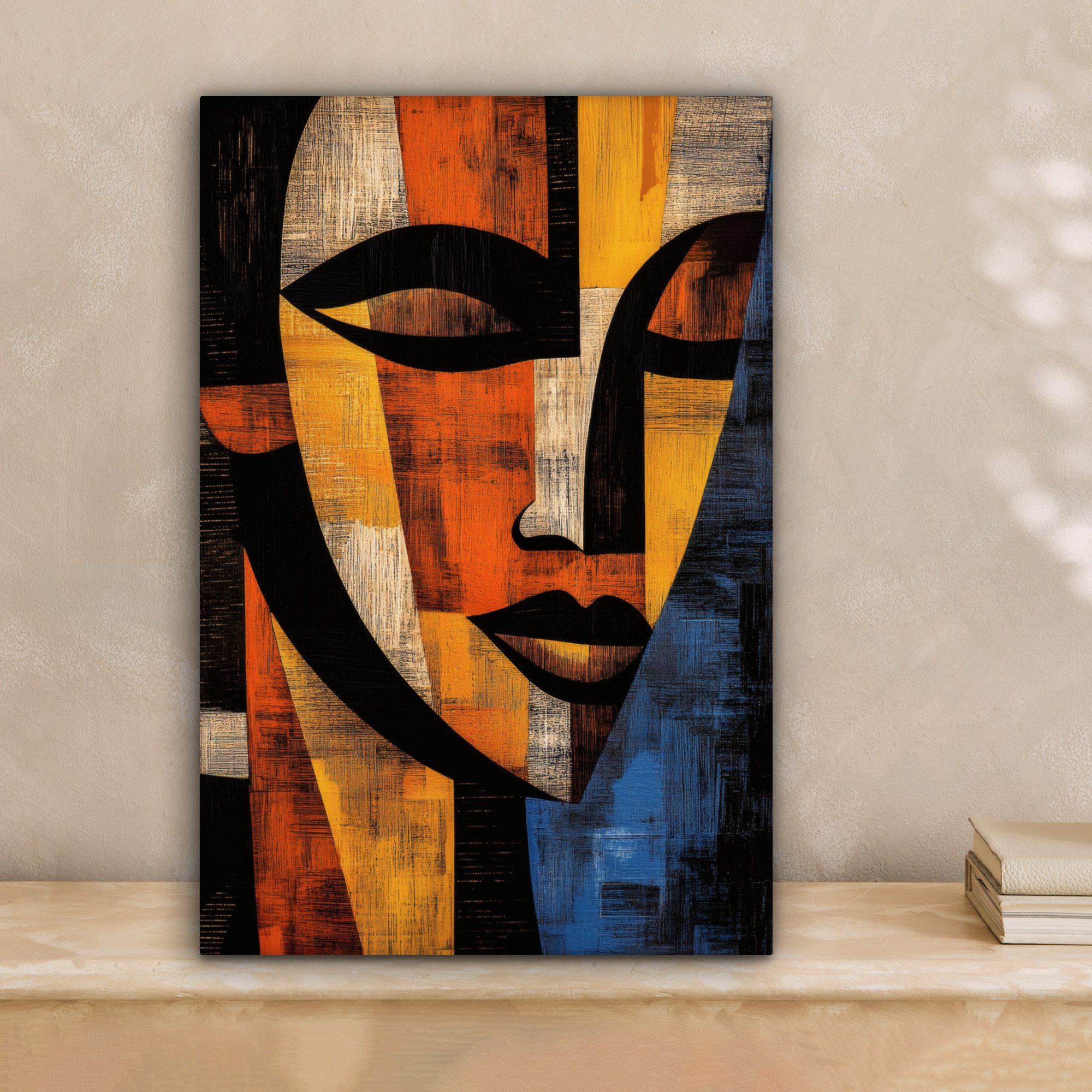 OneMillionCanvasses® Leinwandbild Abstrakt - Porträt - günstig online kaufen