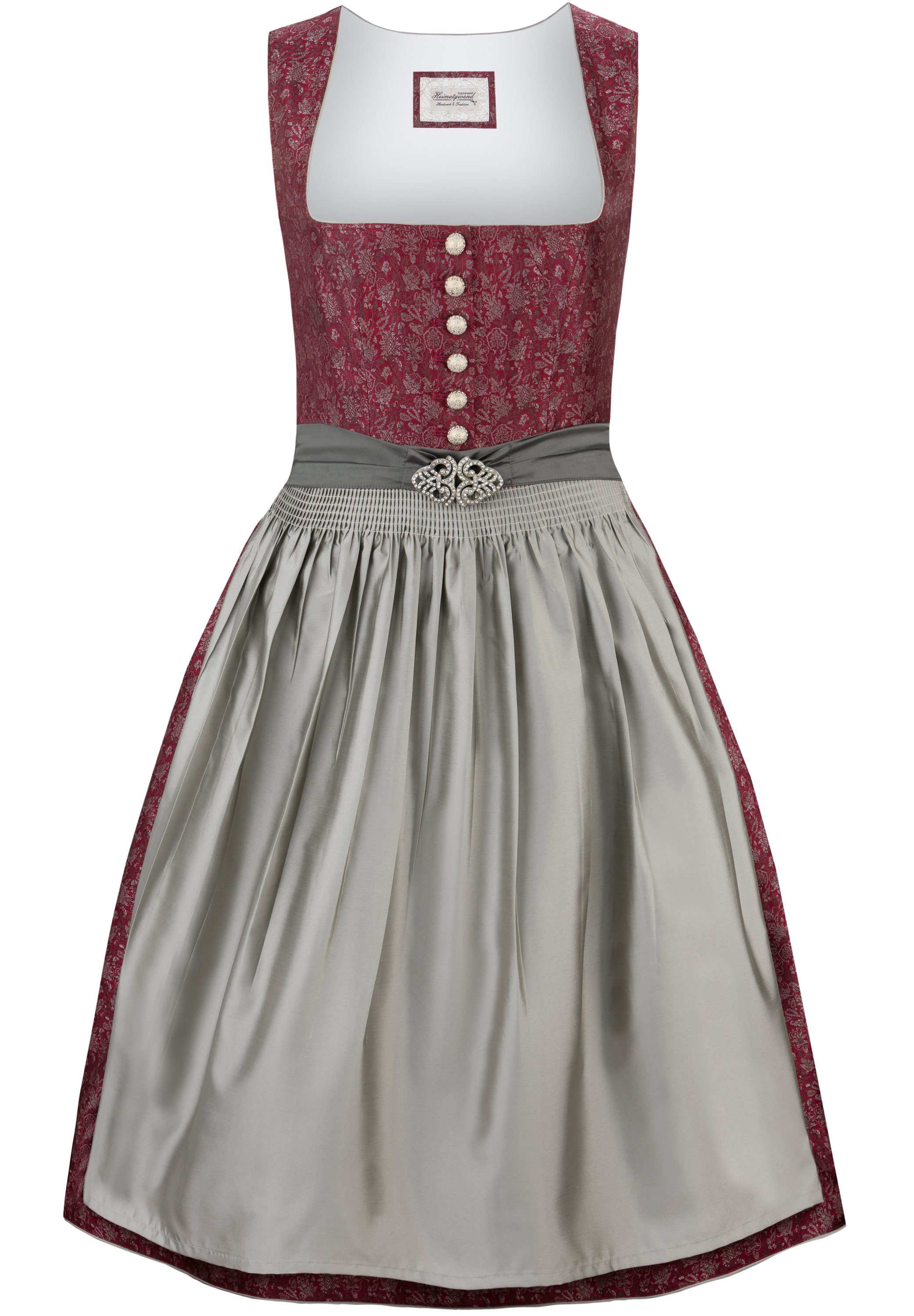 Stockerpoint Dirndl Aurora Vestito per Occasioni Speciali, Bordeaux, 42 Donna